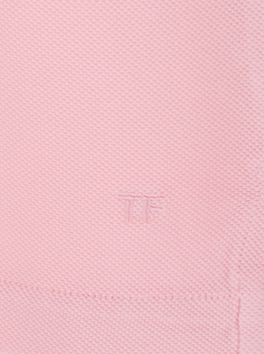 Tom Ford Pimk Short-sleeves Polo In Cotton Piquet Jersey Man In Pink