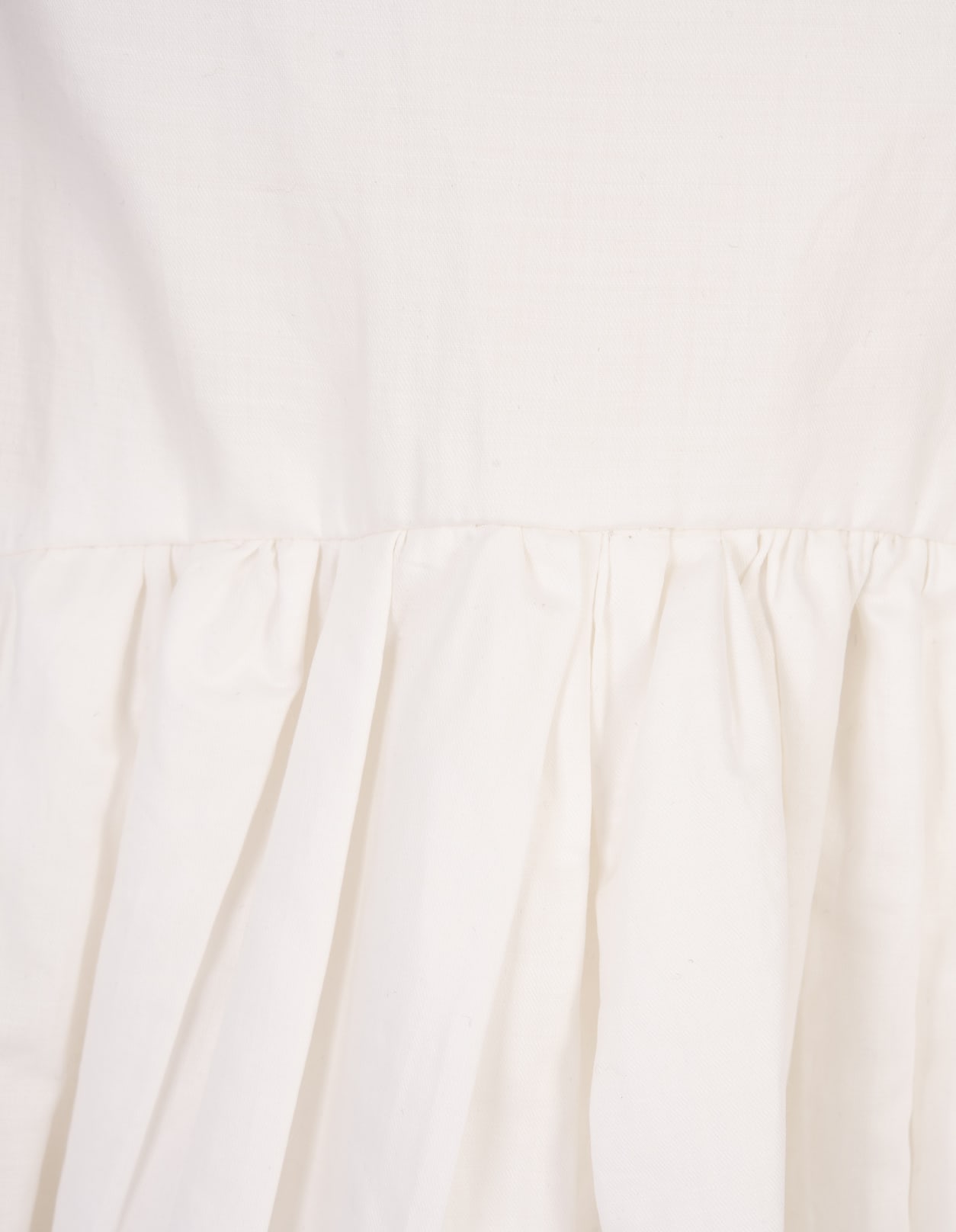 Shop Jil Sander White Mini Sleeveless Dress