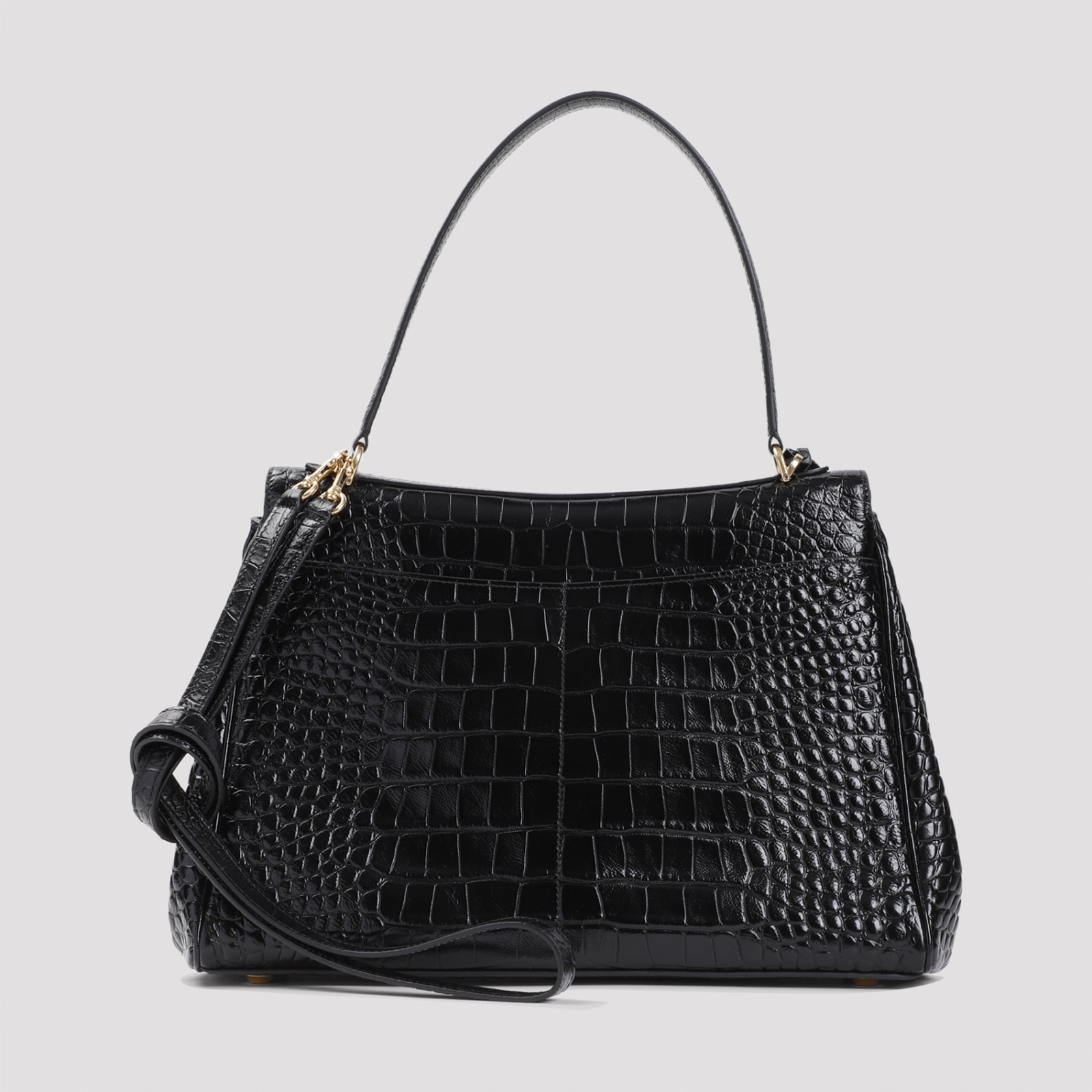 Balenciaga Rodeo Top Handle M Handbag In Black