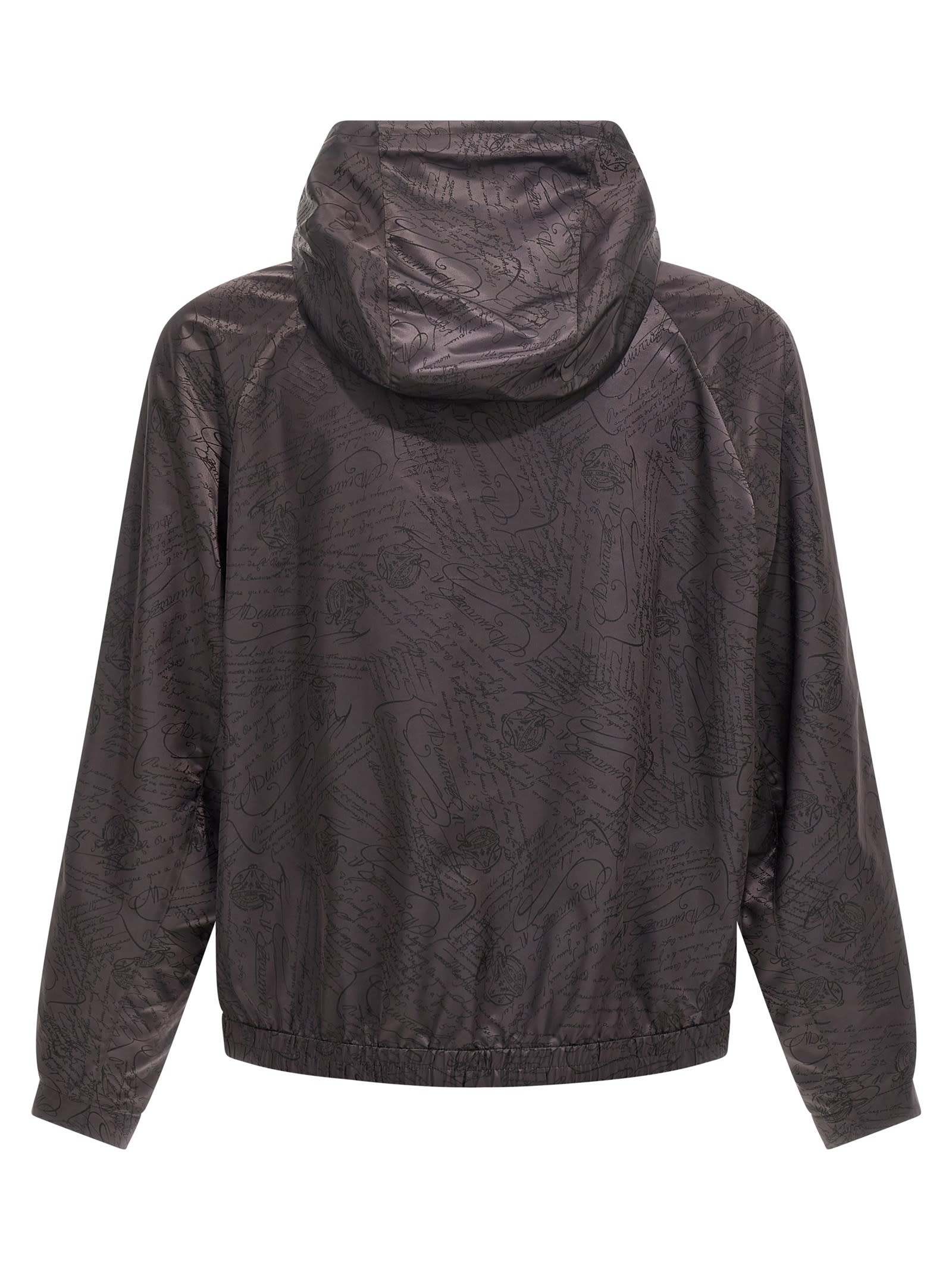 Berluti Scritto B-way Jacket In Brown