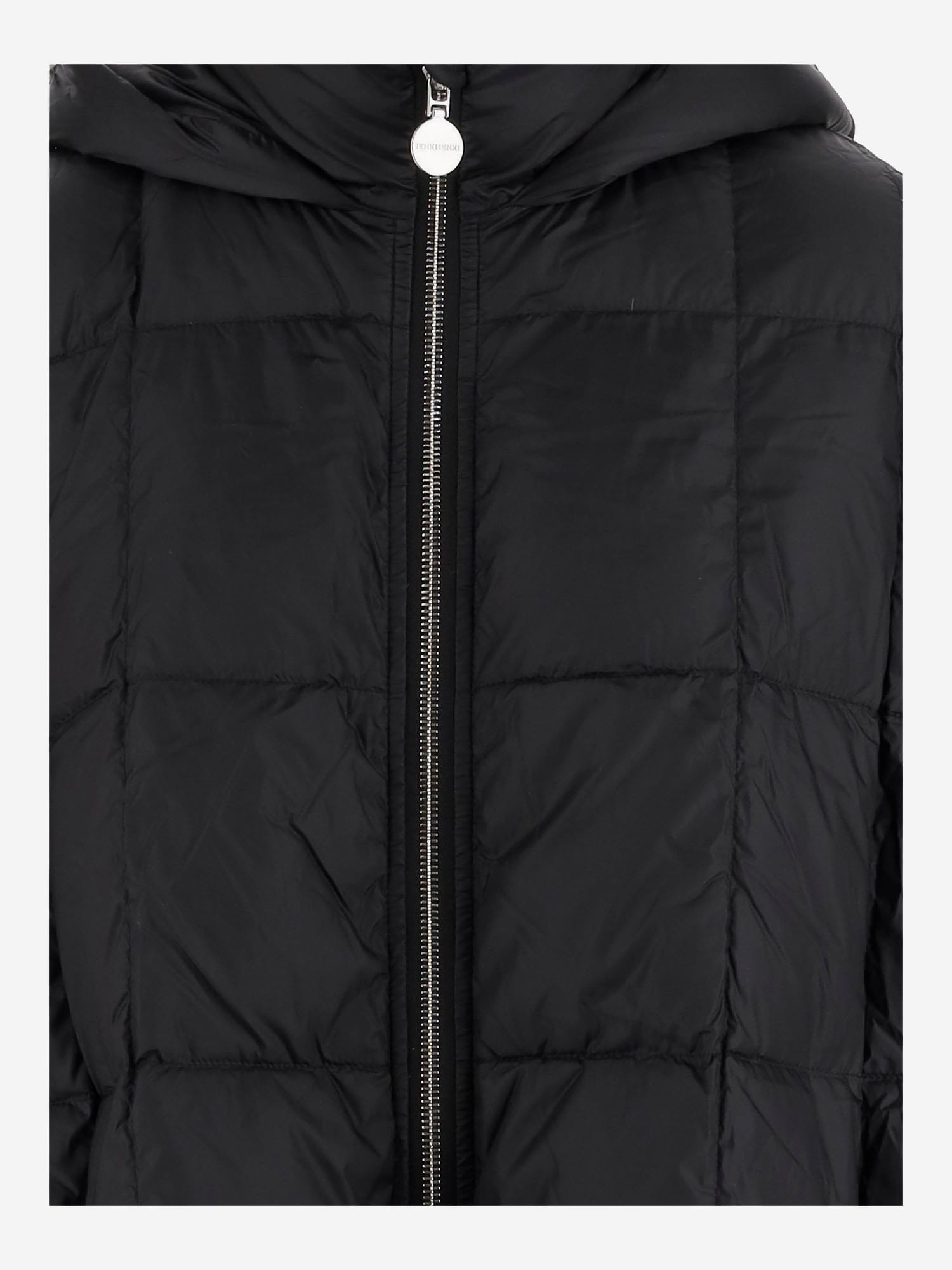 Ienki Ienki Pyramid Leon Long Down Jacket In Black
