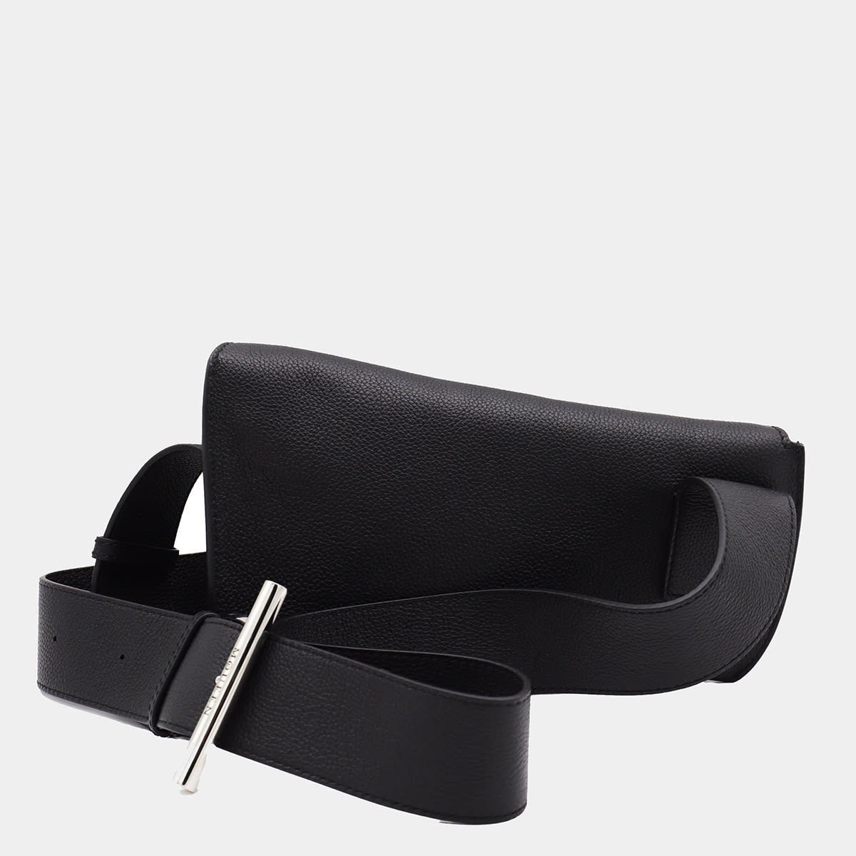 Alexander Mcqueen Black Leather Crossbody Bag
