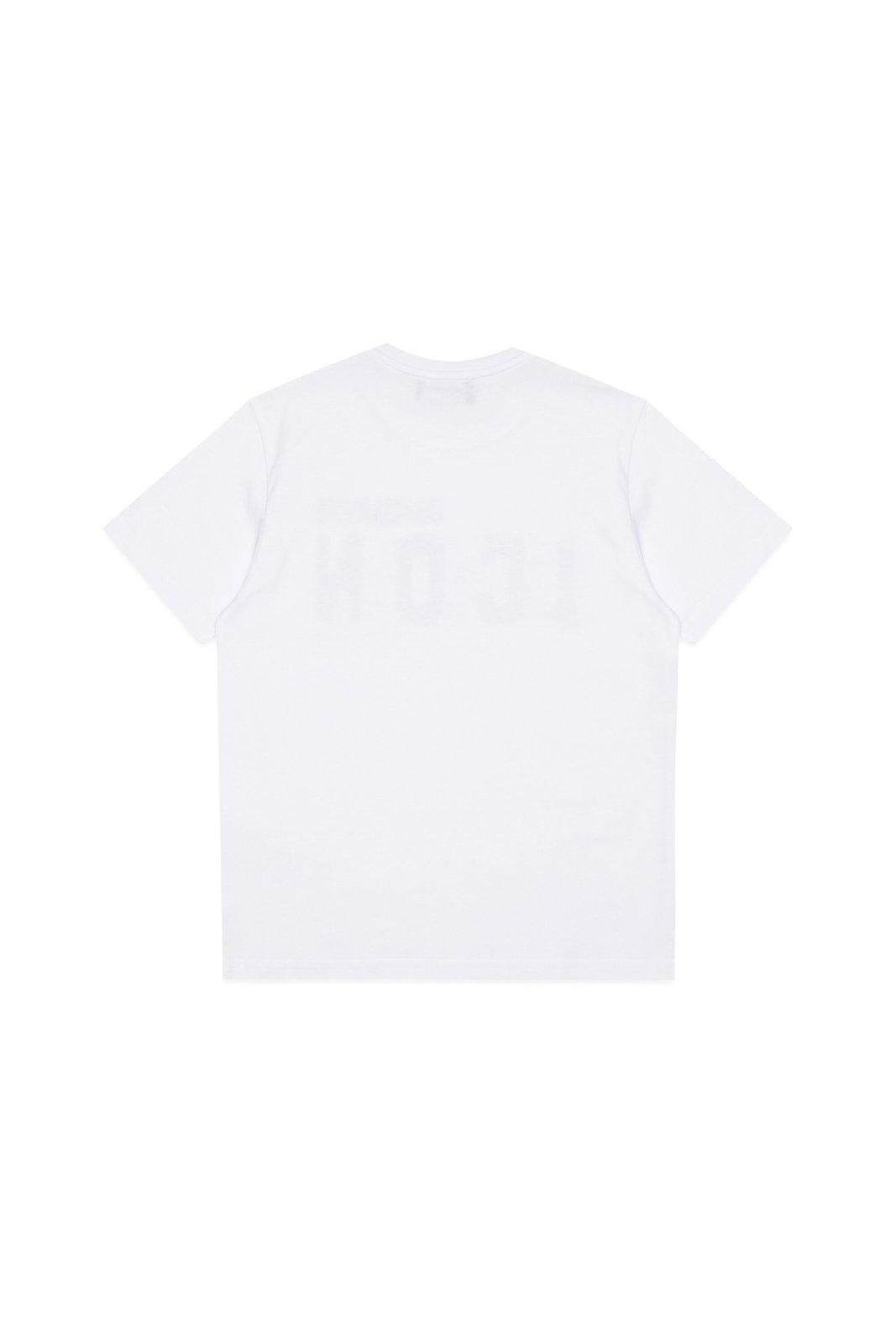 Shop Dsquared2 Icon-printed Crewneck T-shirt In White