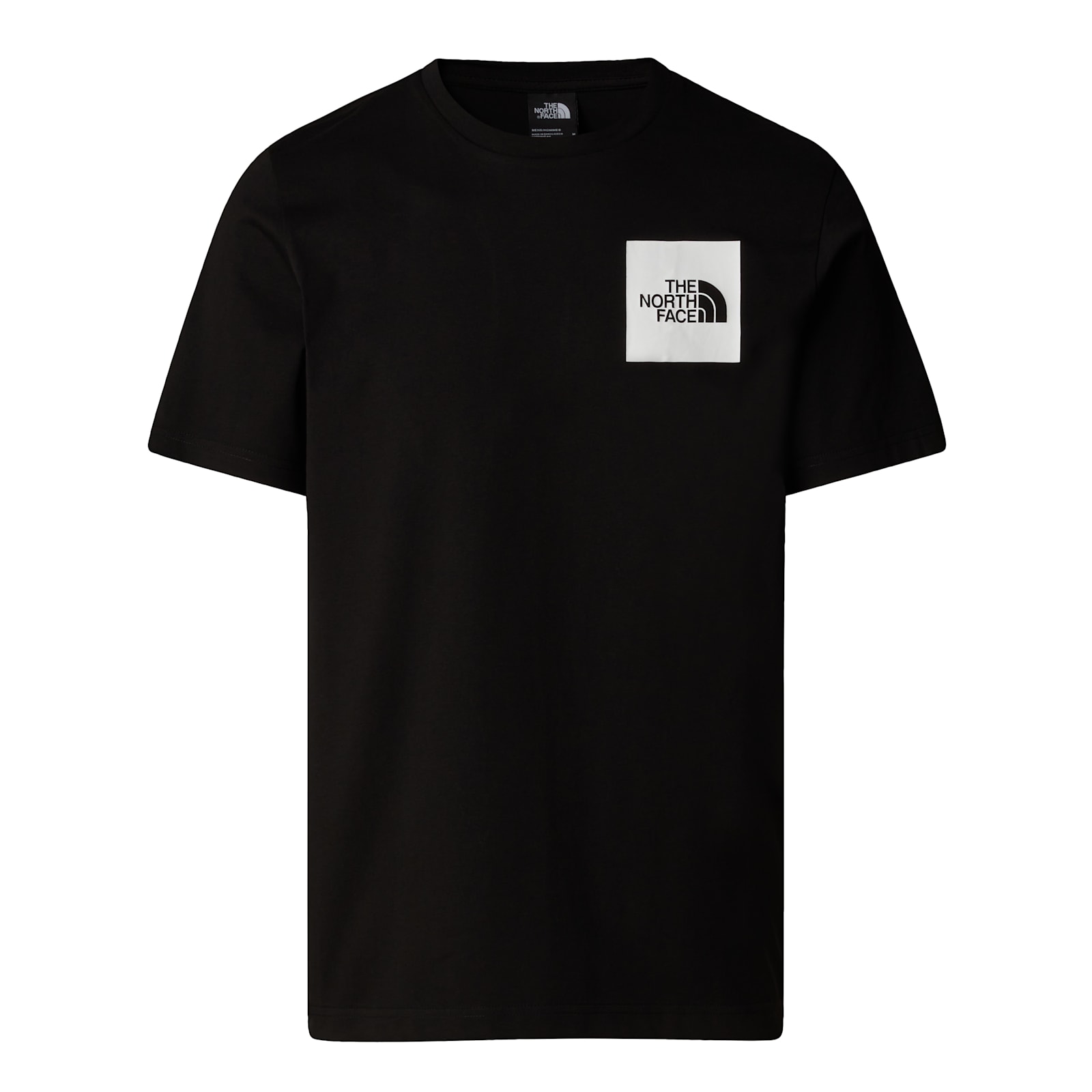 The North Face S S Fine Tee In Tnf Black