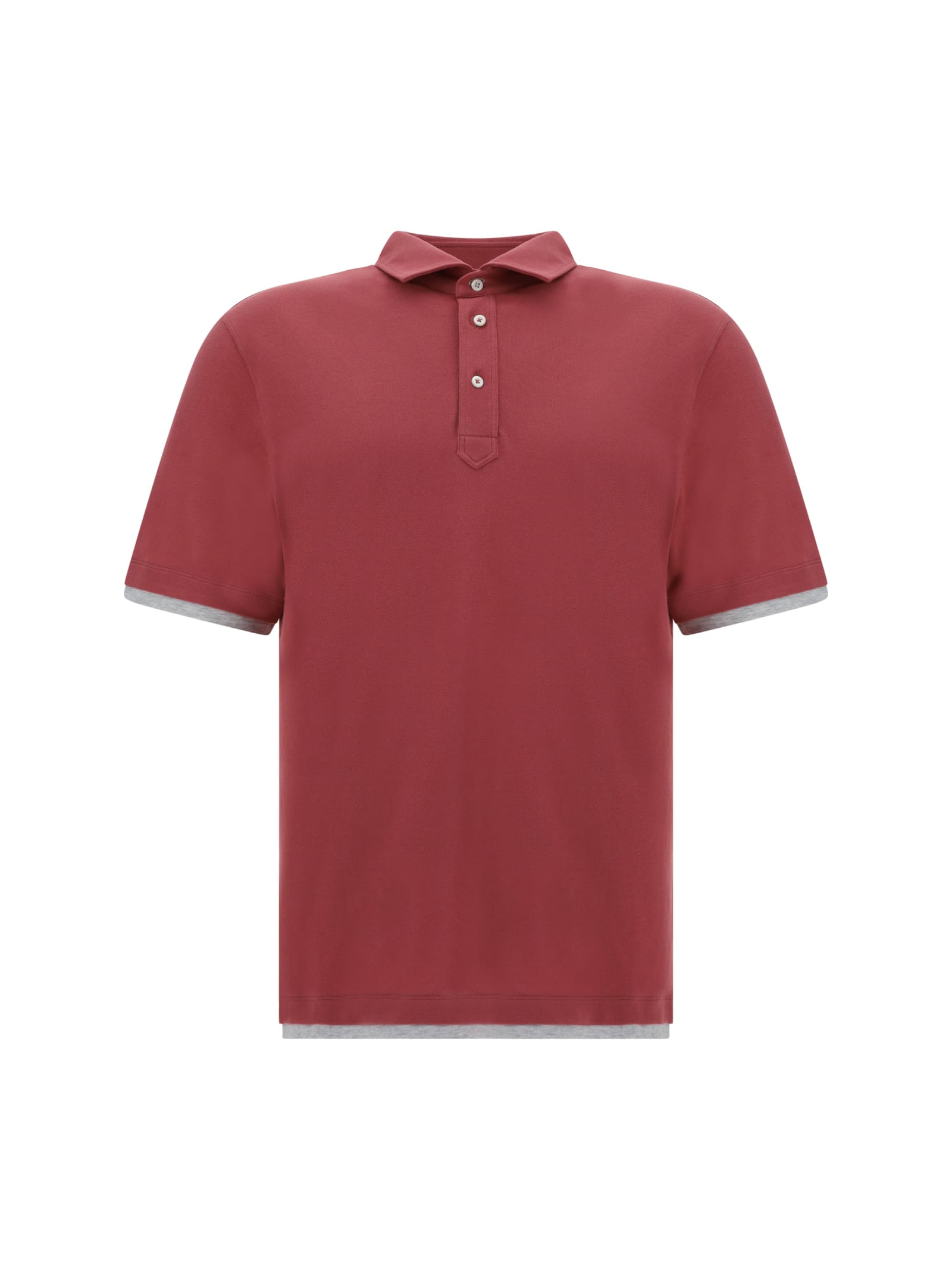 Double Layer Effect Polo Shirt