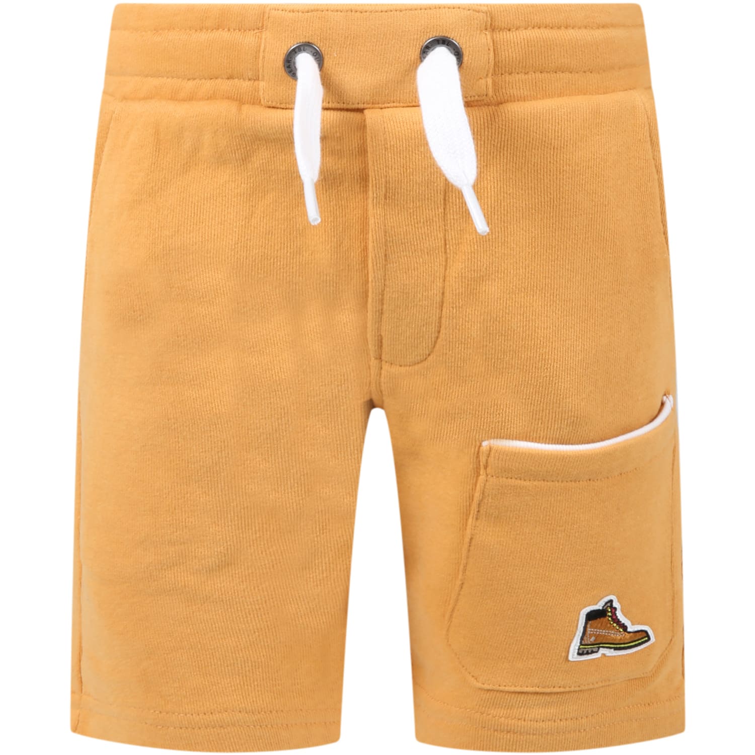 Timberland Yellow Short For Boy With Shoe