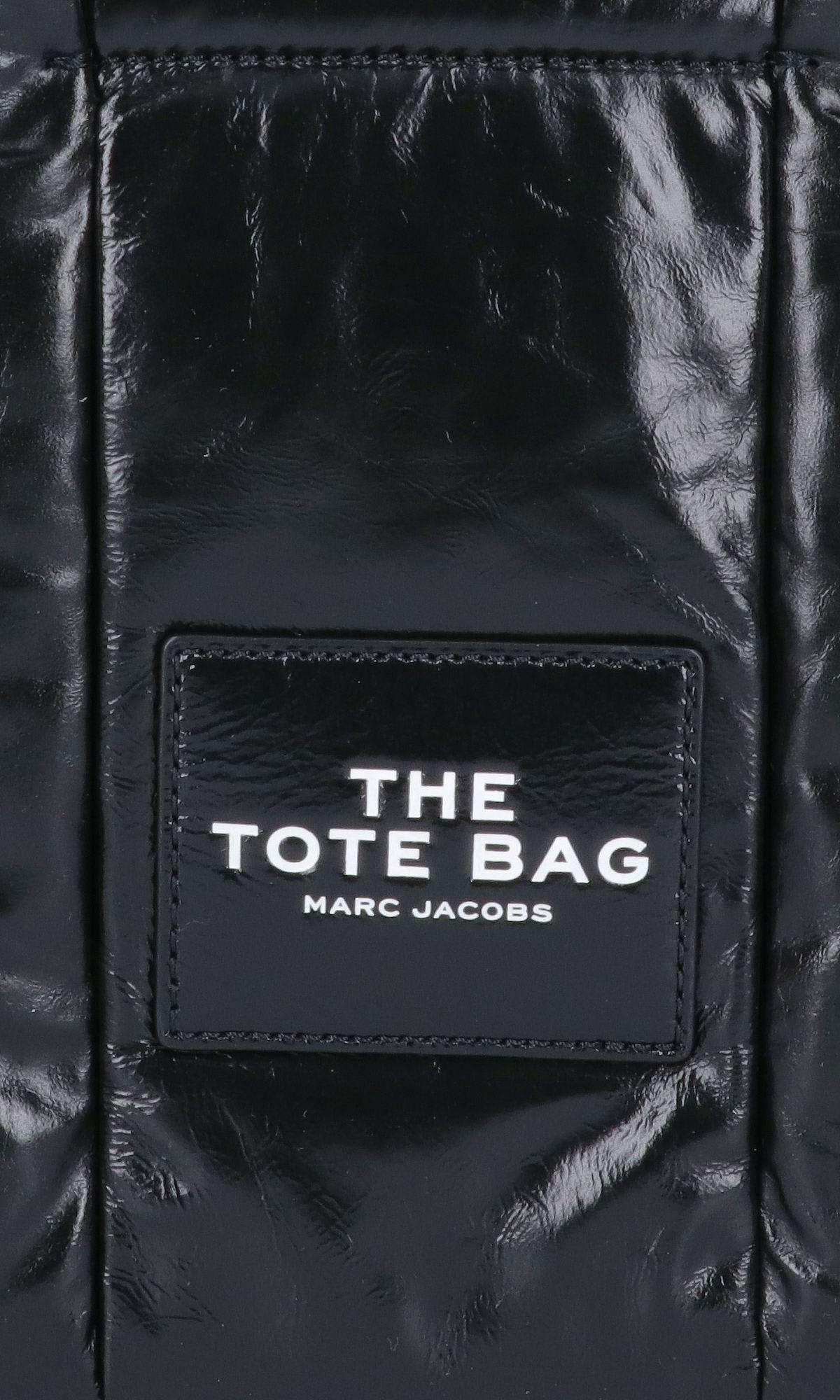 Shop Marc Jacobs Shiny Crinkle Mini Bag In Black