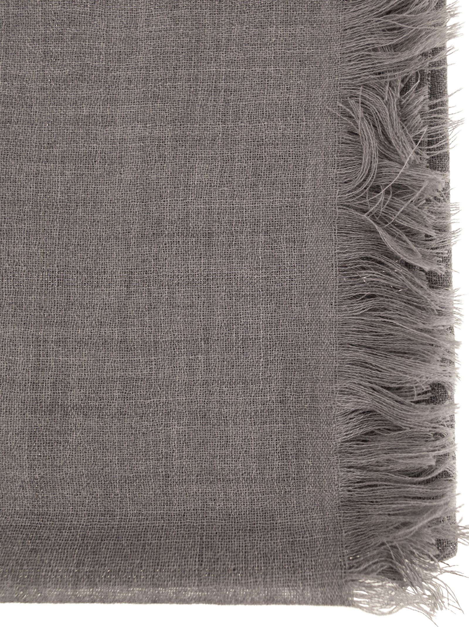 Peserico Virgin Wool Scarf In Gray