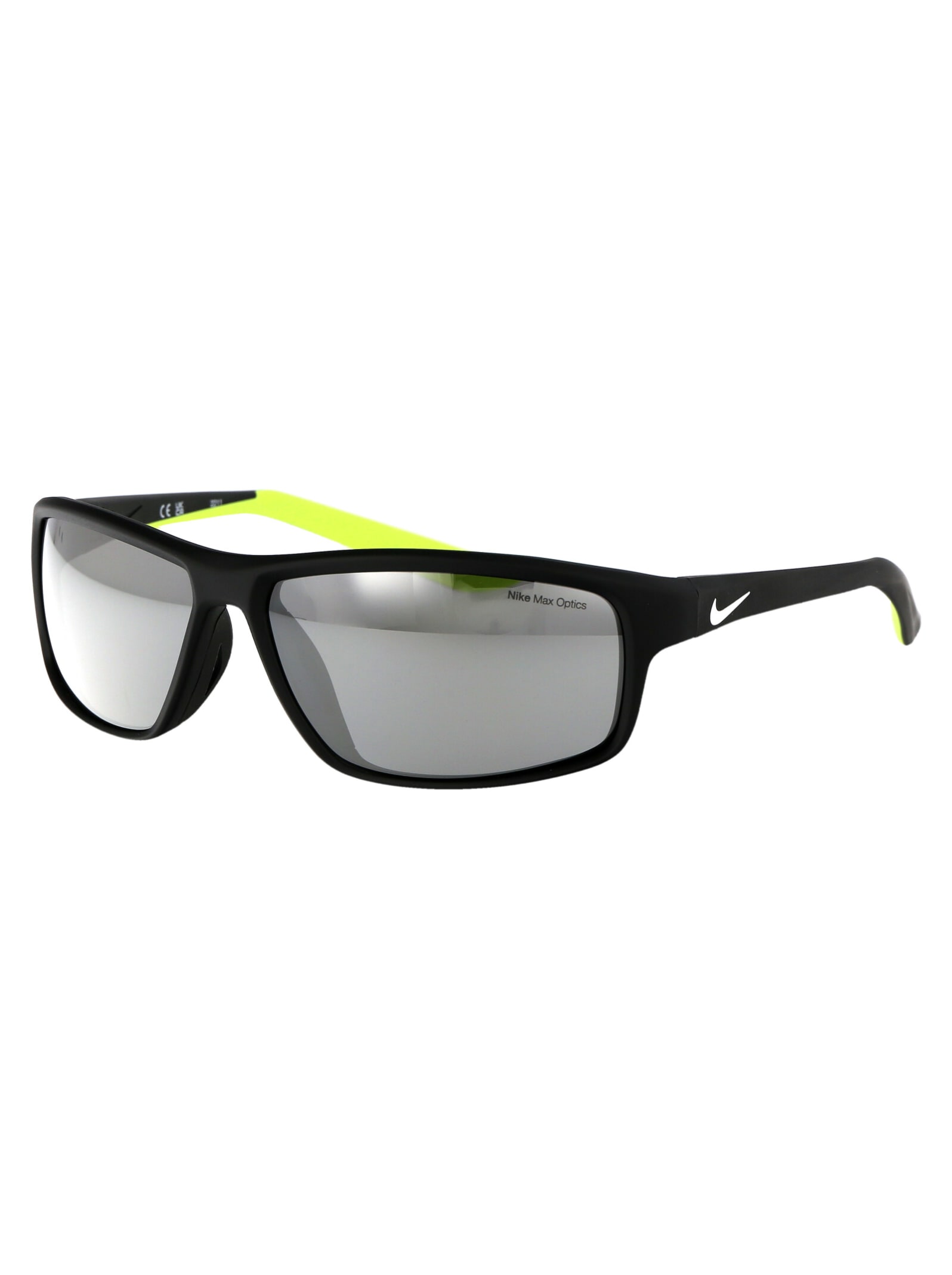 Shop Nike Rabid 22 Sunglasses In 011 Black/ White Noir/blanc