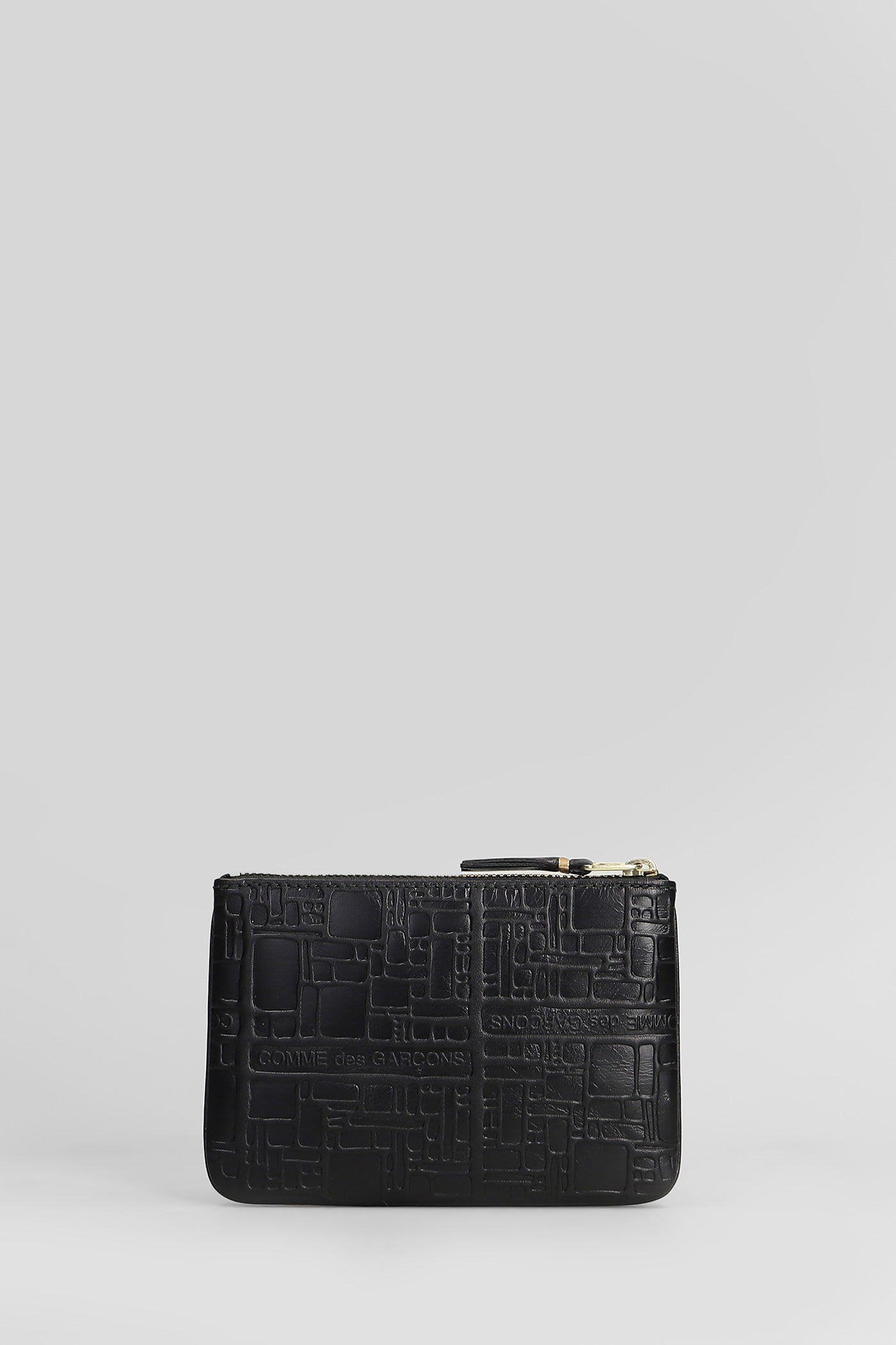 Comme Des Garçons Wallet In Black Leather In Black