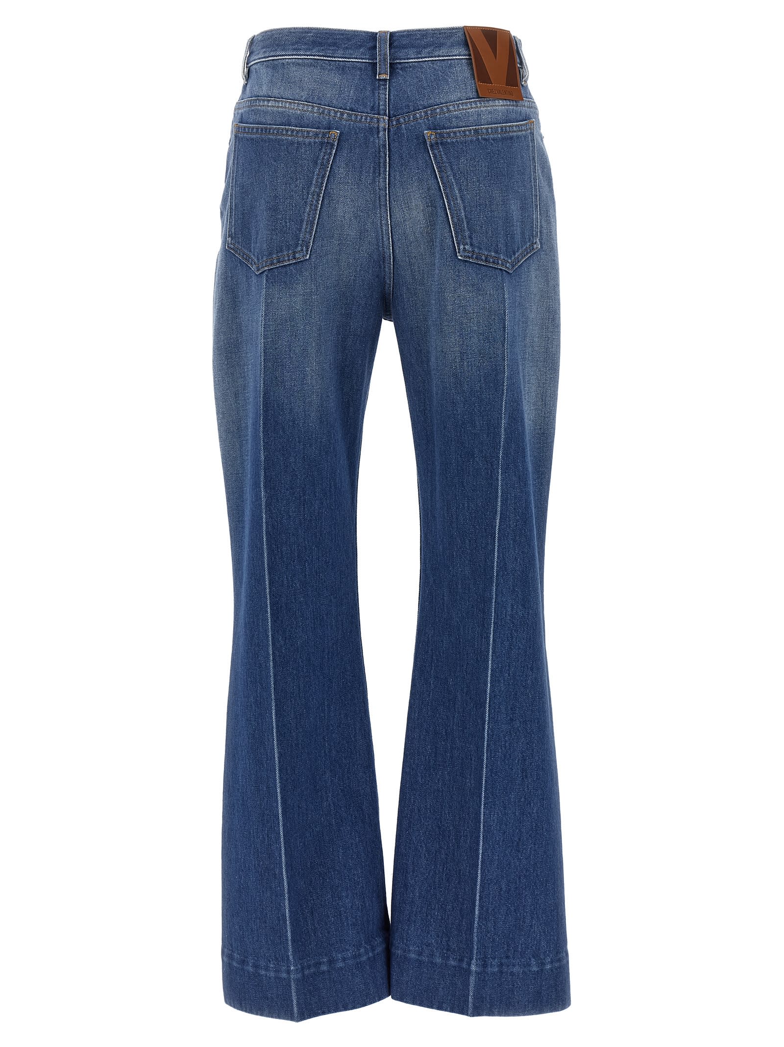 Valentino Garavani Flared Jeans In Blue