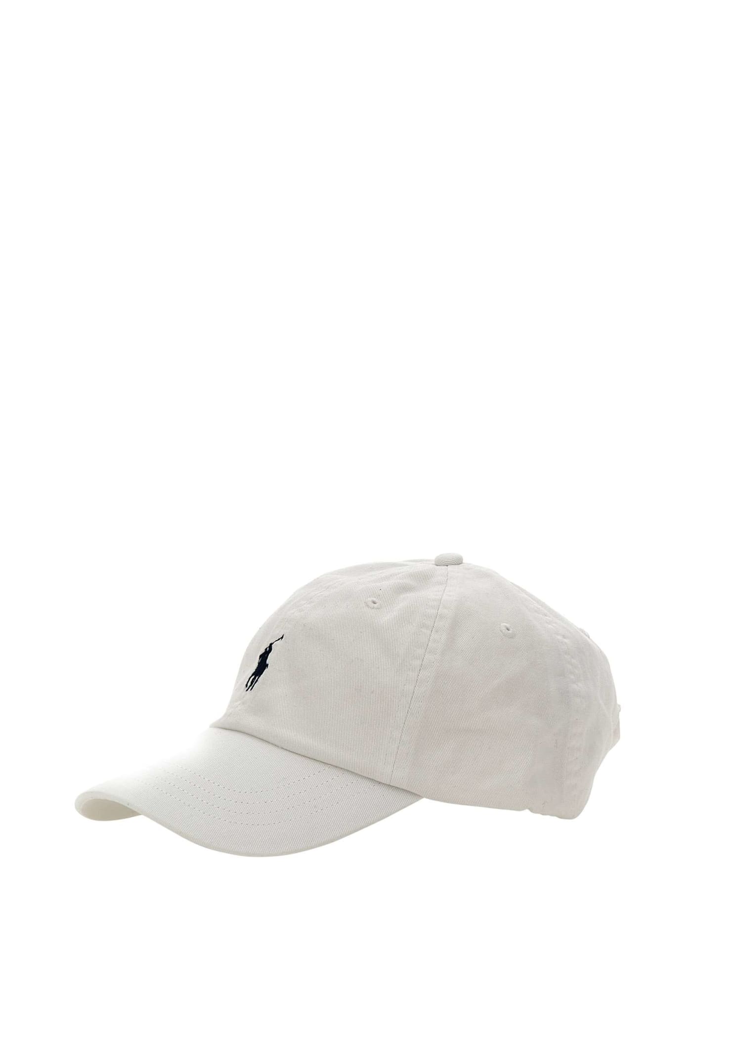 Polo Ralph Lauren Core Replen Baseball Hat In White