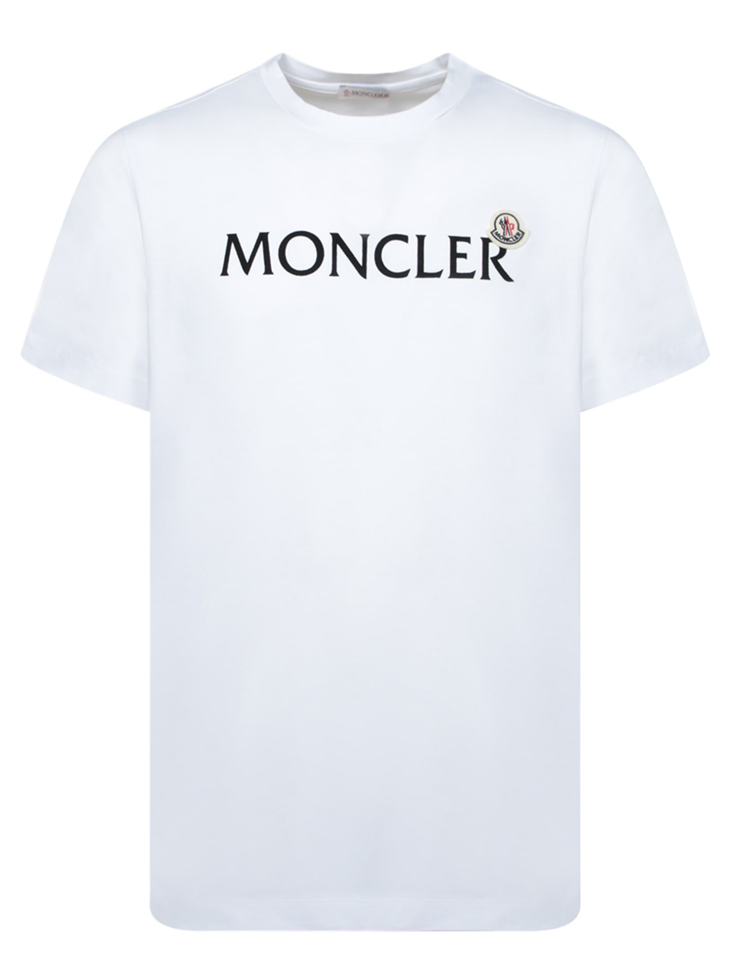 Moncler T-shirt With Flocked Logo
