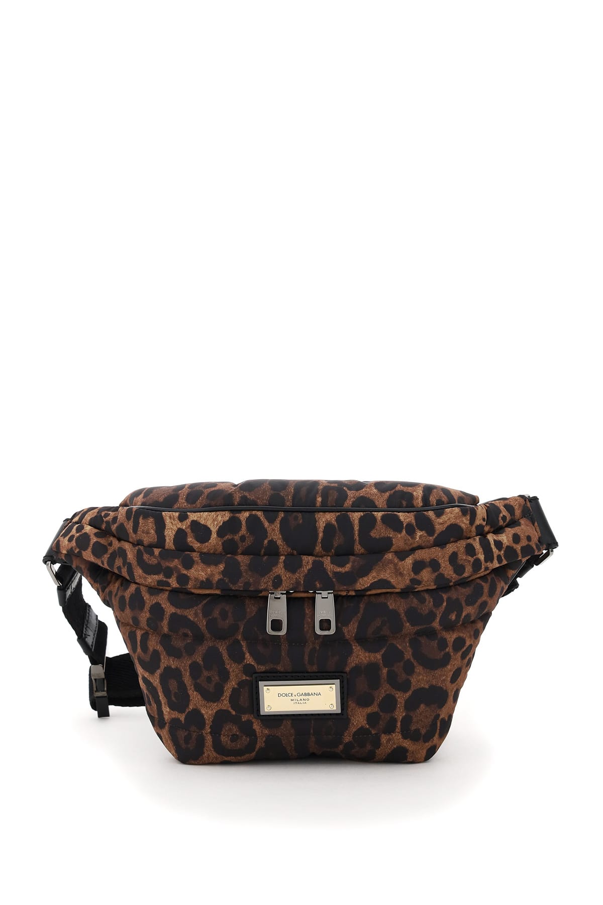 Dolce & Gabbana Leopard-print Nylon Beltbag