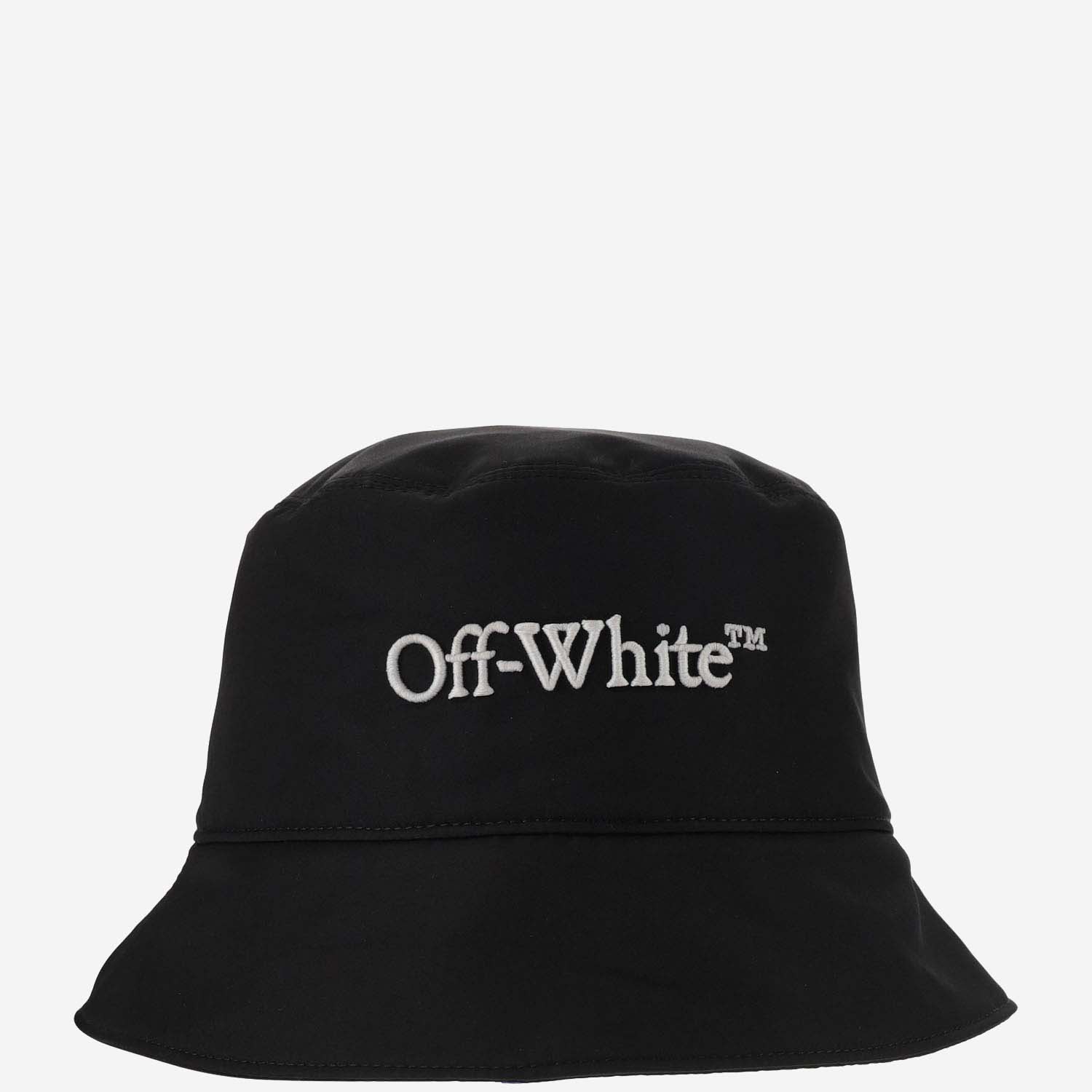 Off-white Technical Jersey Bucket Hat In Black