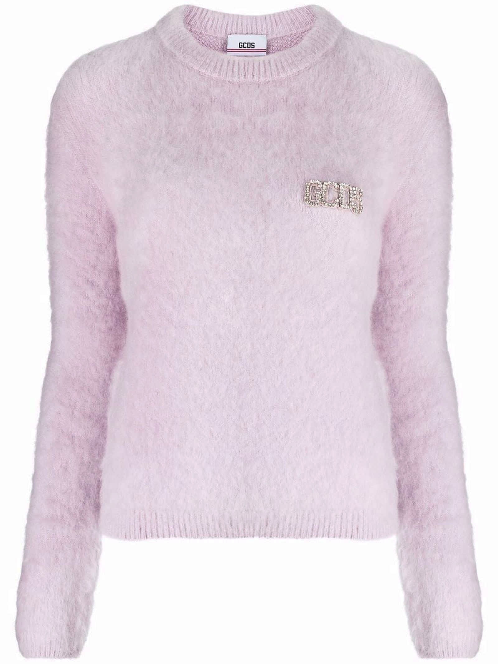 GCDS Mohair Pink Sweater