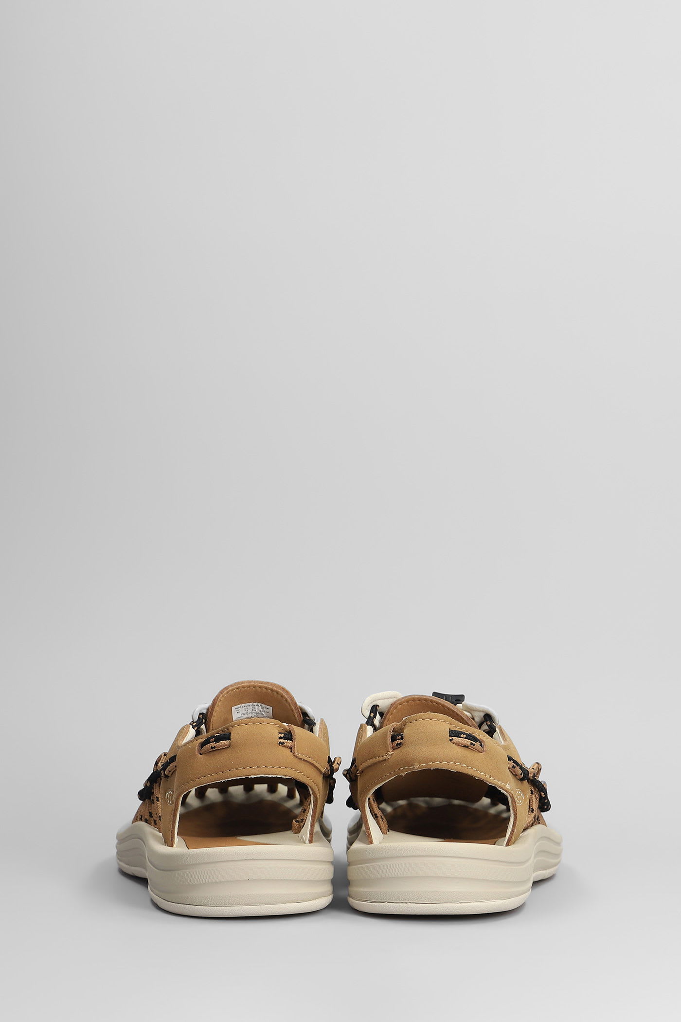 Keen Uneek M Sandals In Brown Suede And Fabric