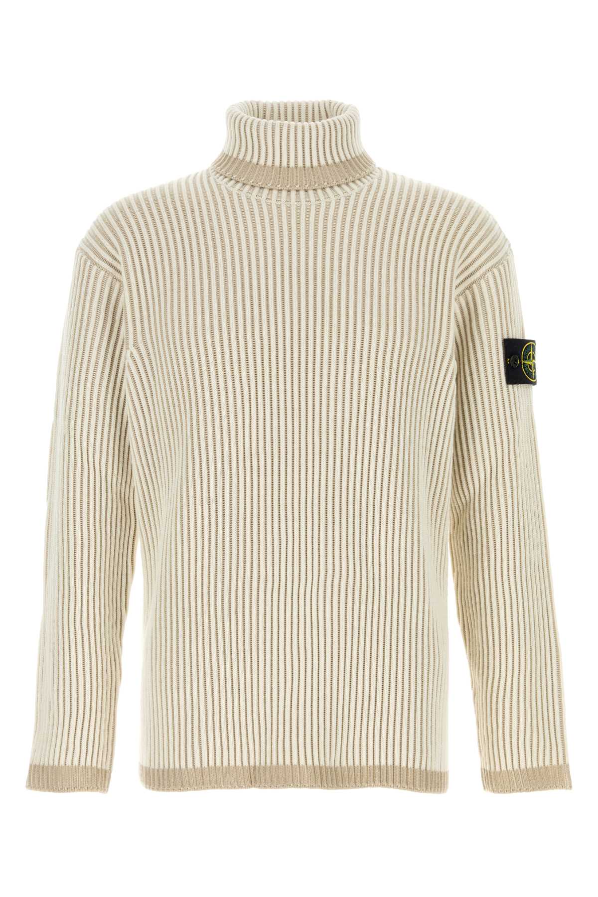 Two-tone Wool Sweater