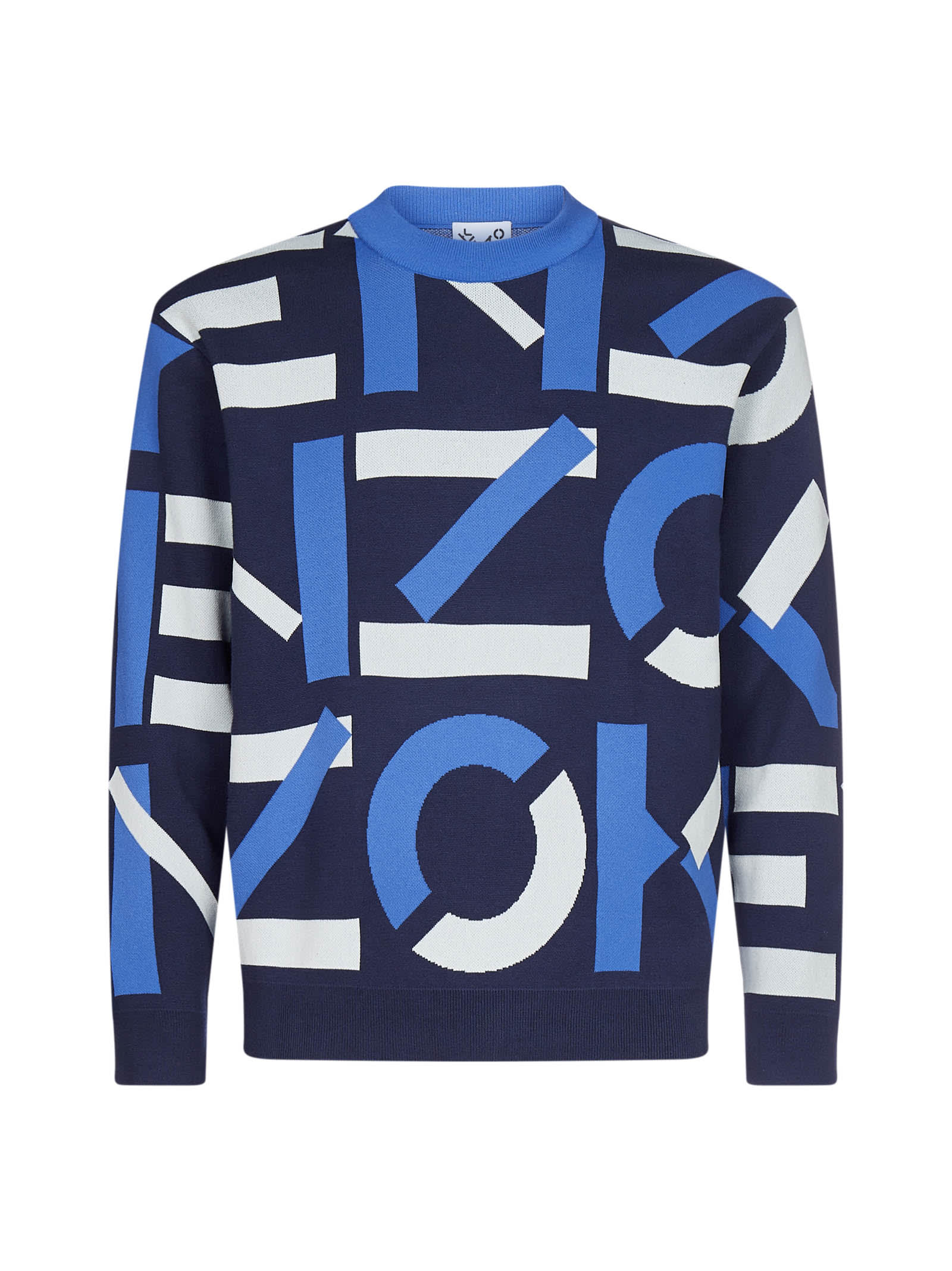 Kenzo Logo-motif Cotton-blend Sweater