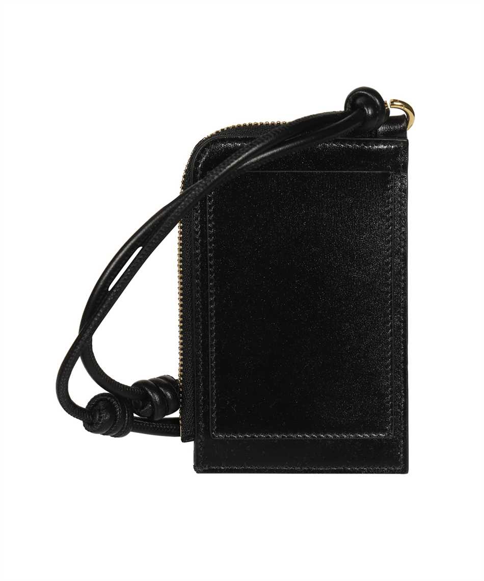 Shop Jil Sander Leather Coin Purse In Black