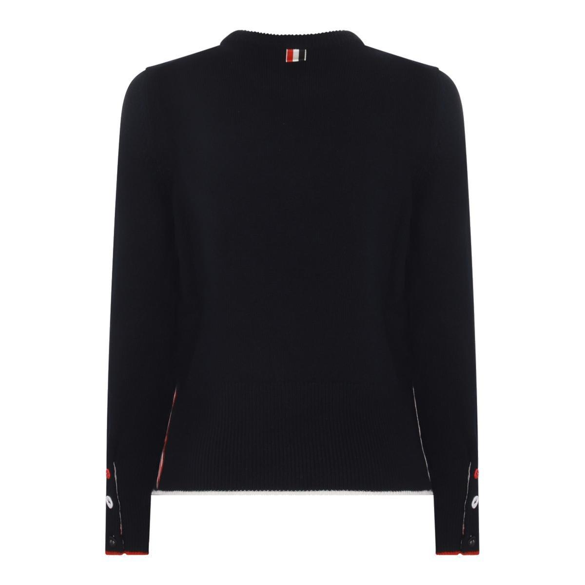 Shop Thom Browne Classic Hector Pullover In Blue