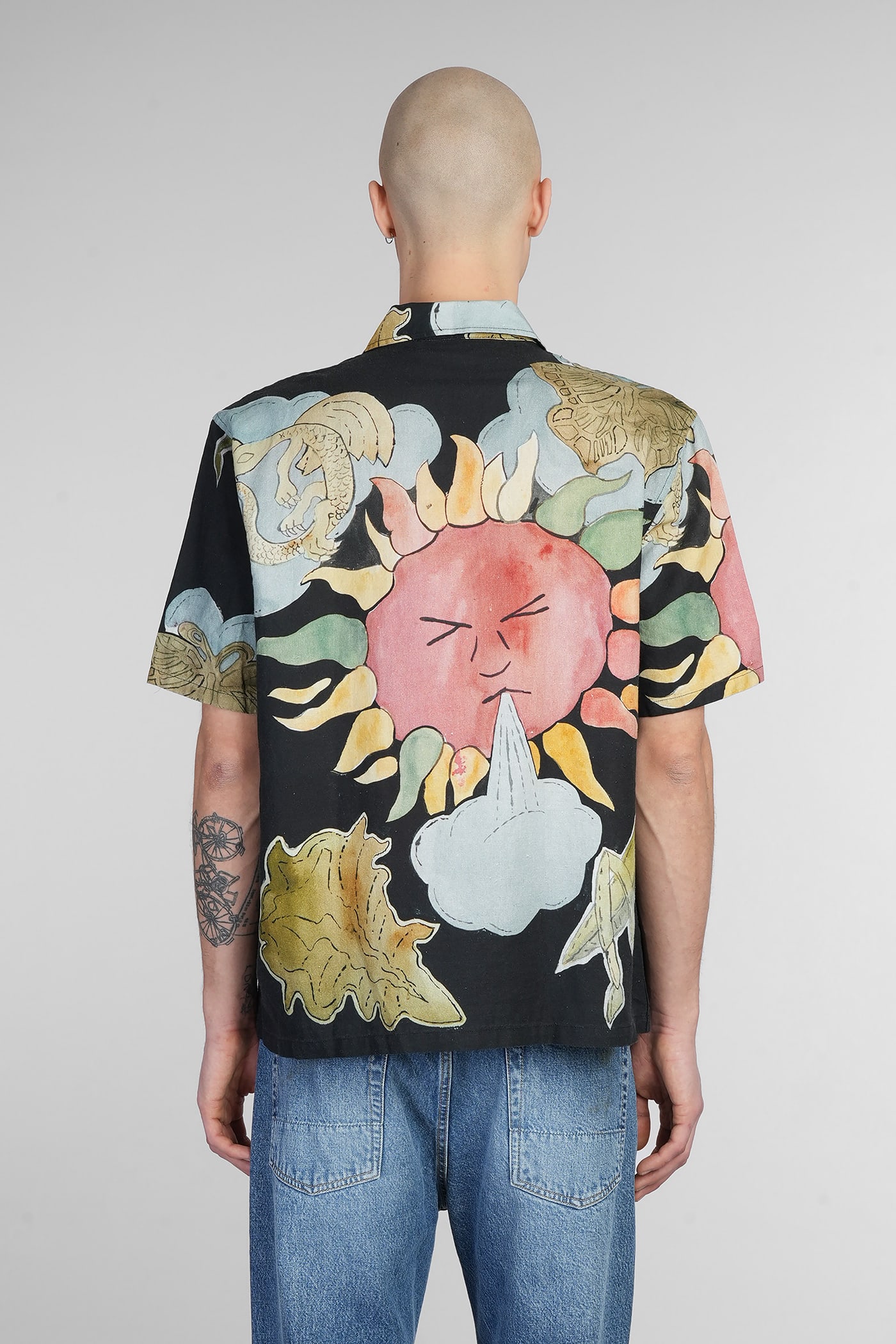 Shop Our Legacy Shirt In Multicolor Linen