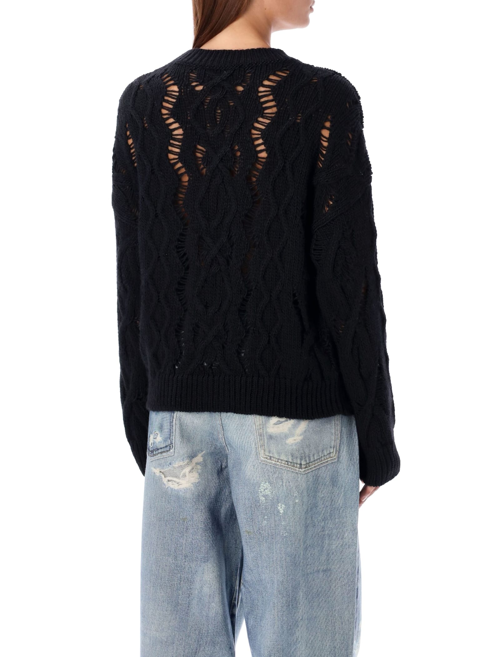 Shop Our Legacy Cable Sona Sweater In Black