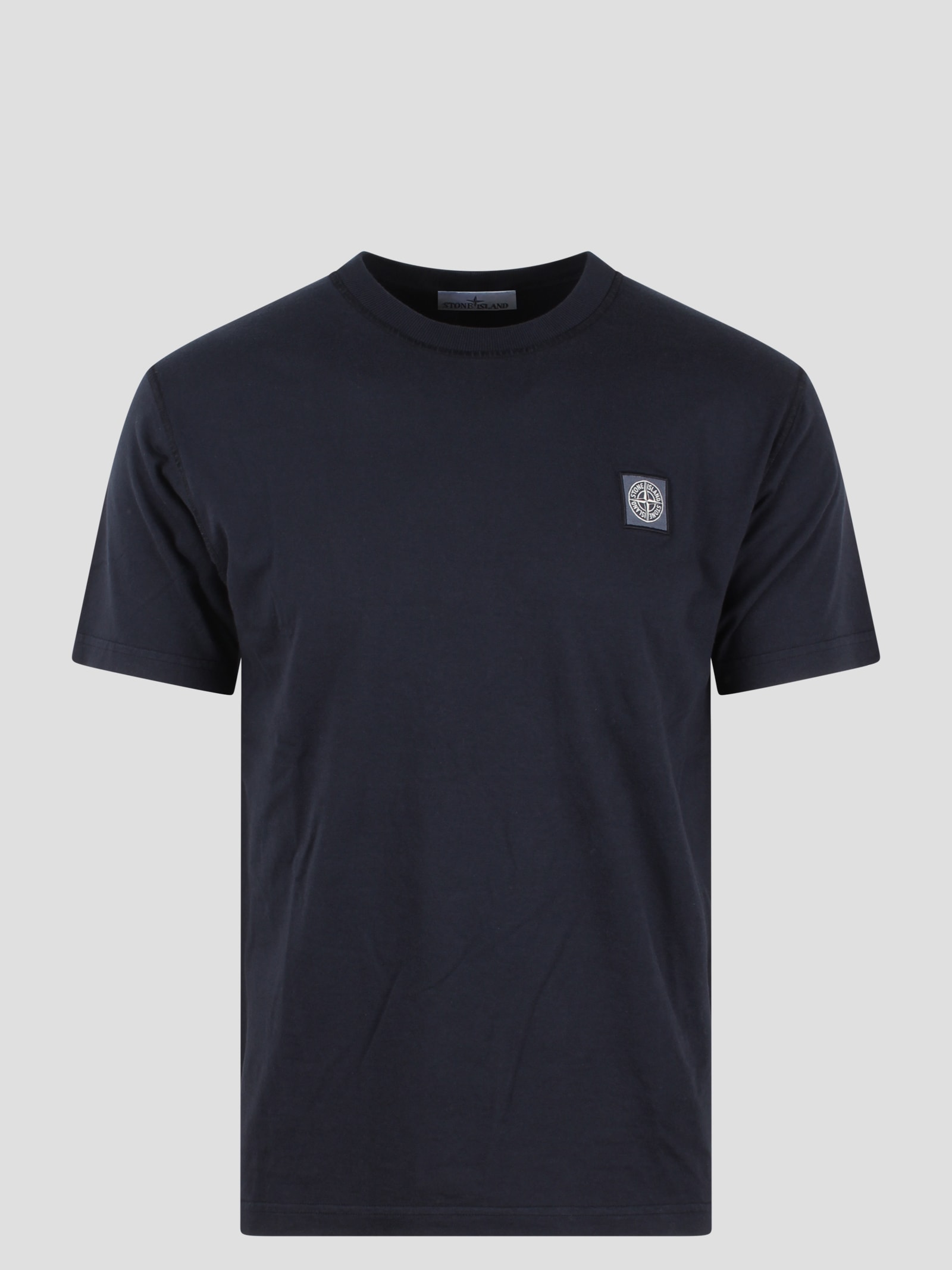 Shop Stone Island Short Sleeve T-shirt In Blue