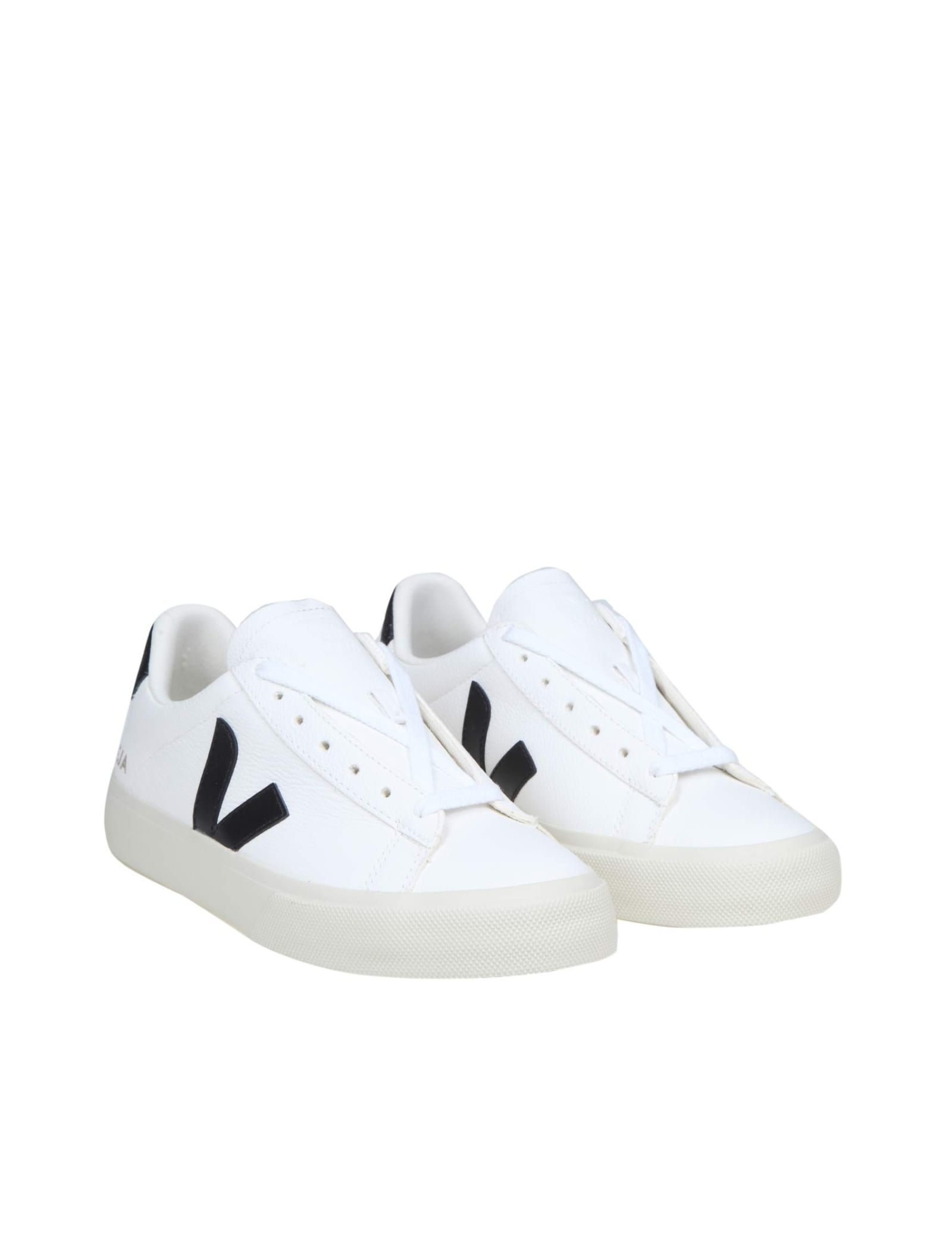 Veja Low Top Sneakers With Contrast Heel Tab In Animal Print