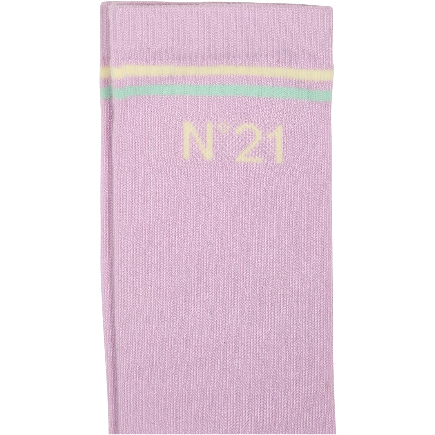 Shop N°21 Liliac Socks For Girl In Pink