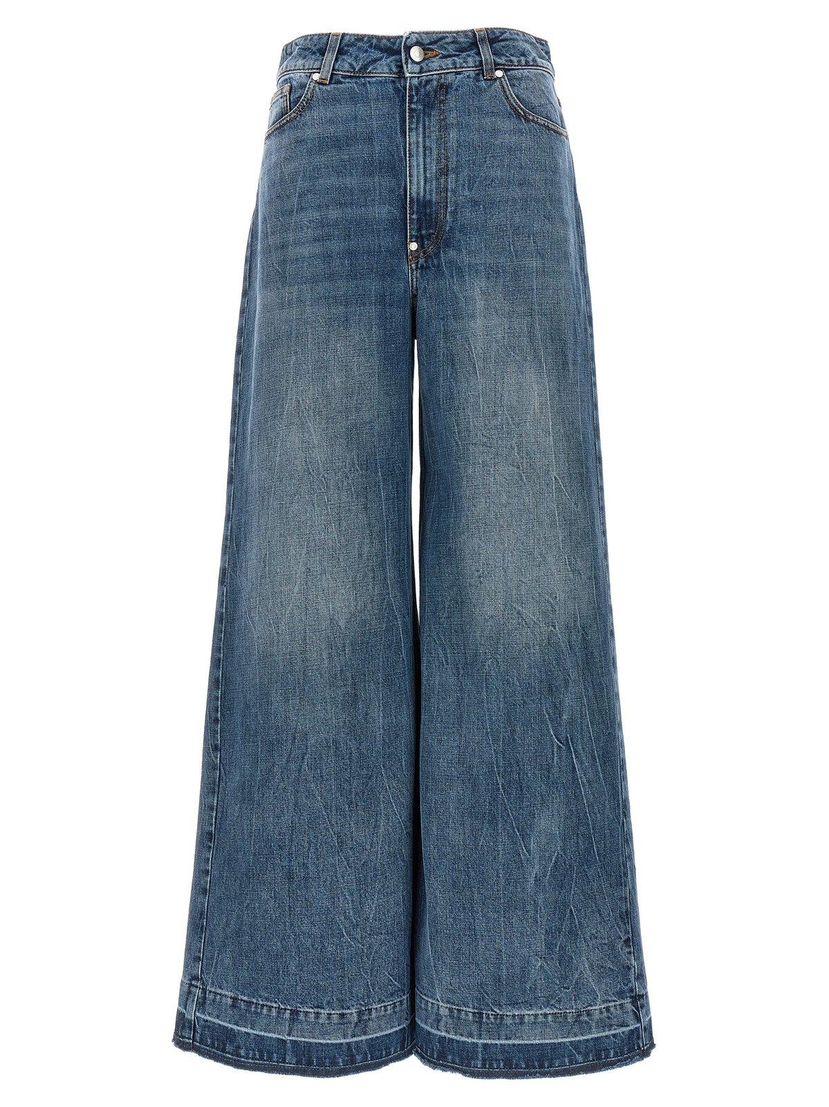 Shop Stella Mccartney Vintage Wide-leg Jeans In Blue