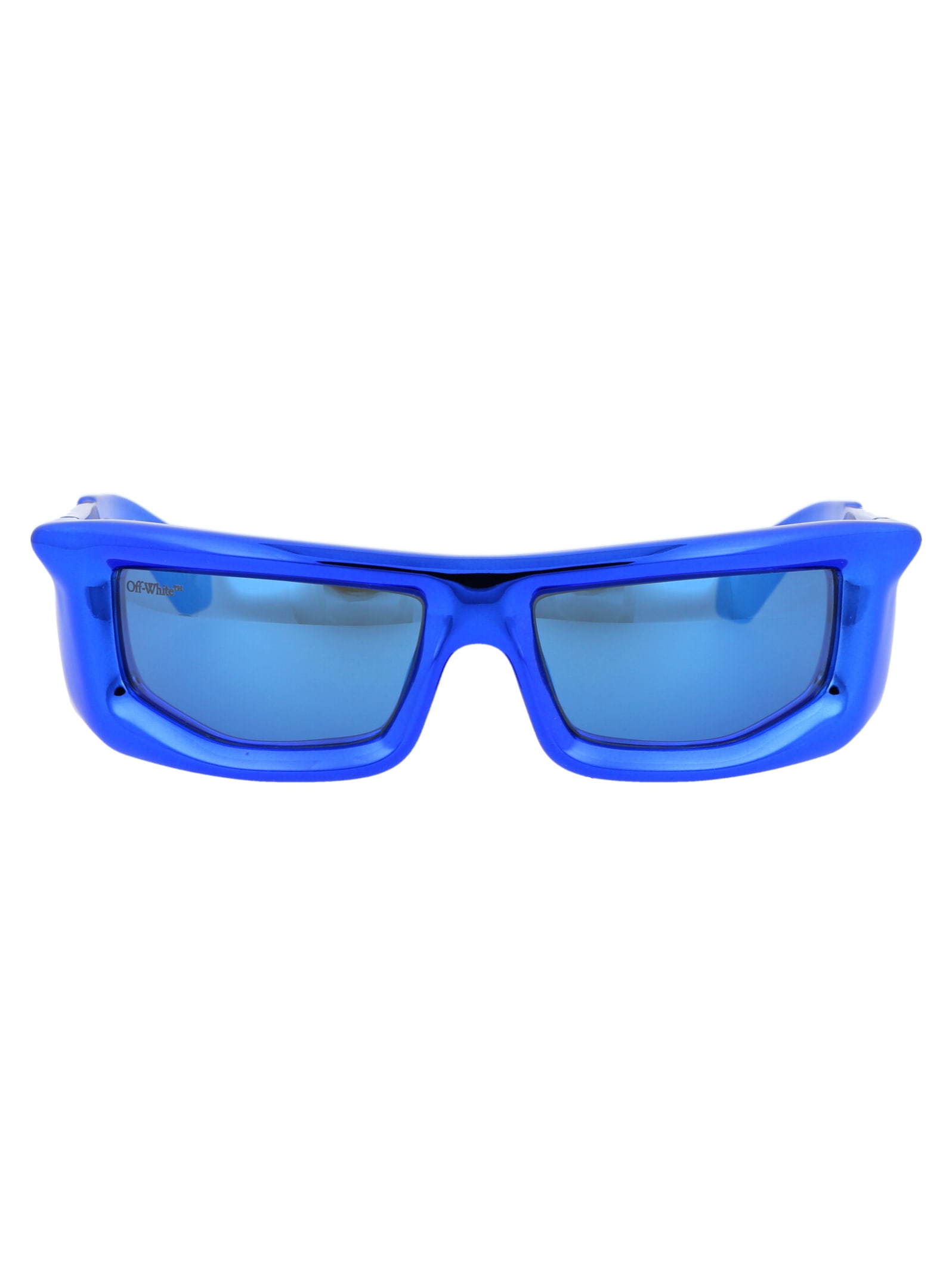 Off-white Volcanite Sunglasses In 4545 Blue