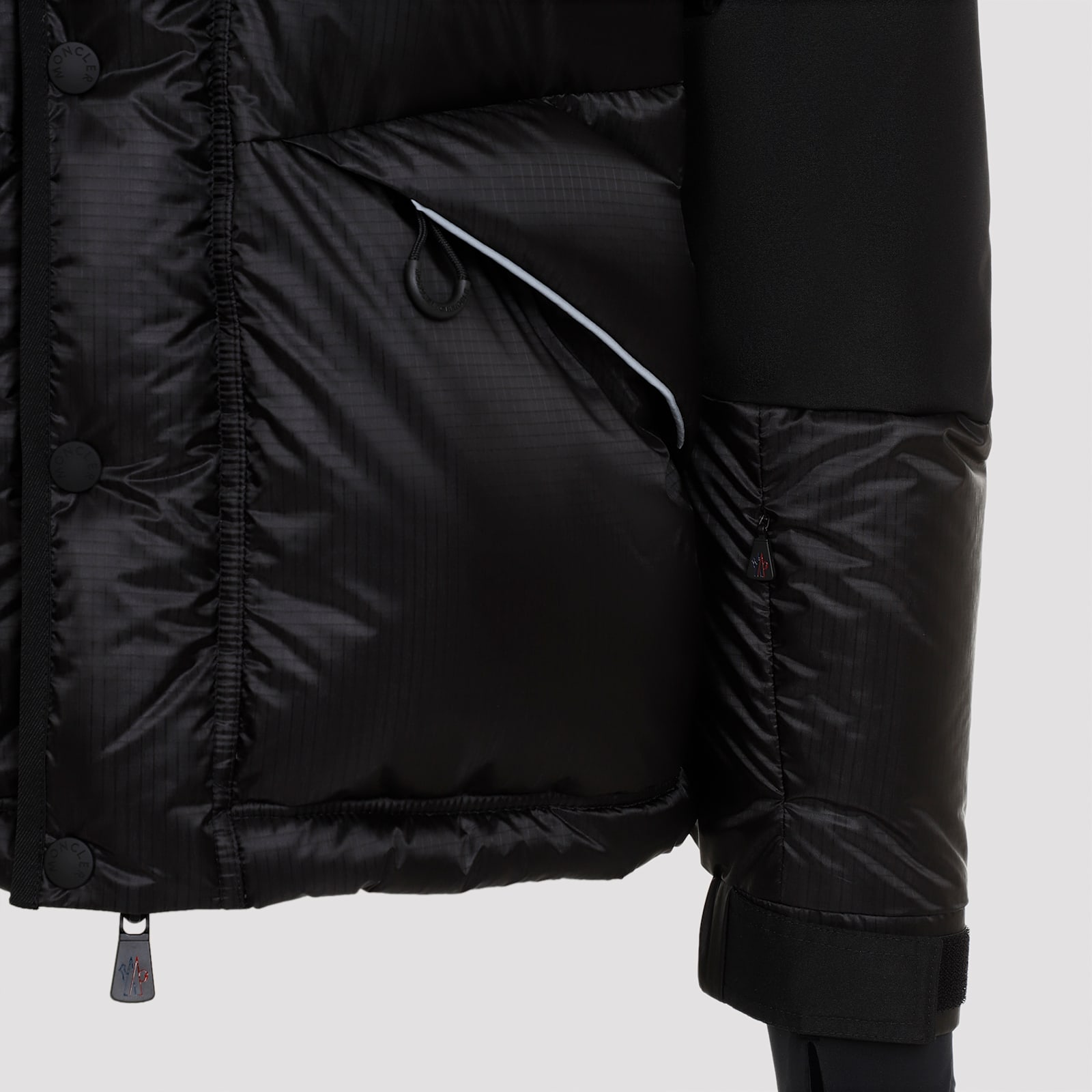 Shop Moncler Albiez Jacket In Black