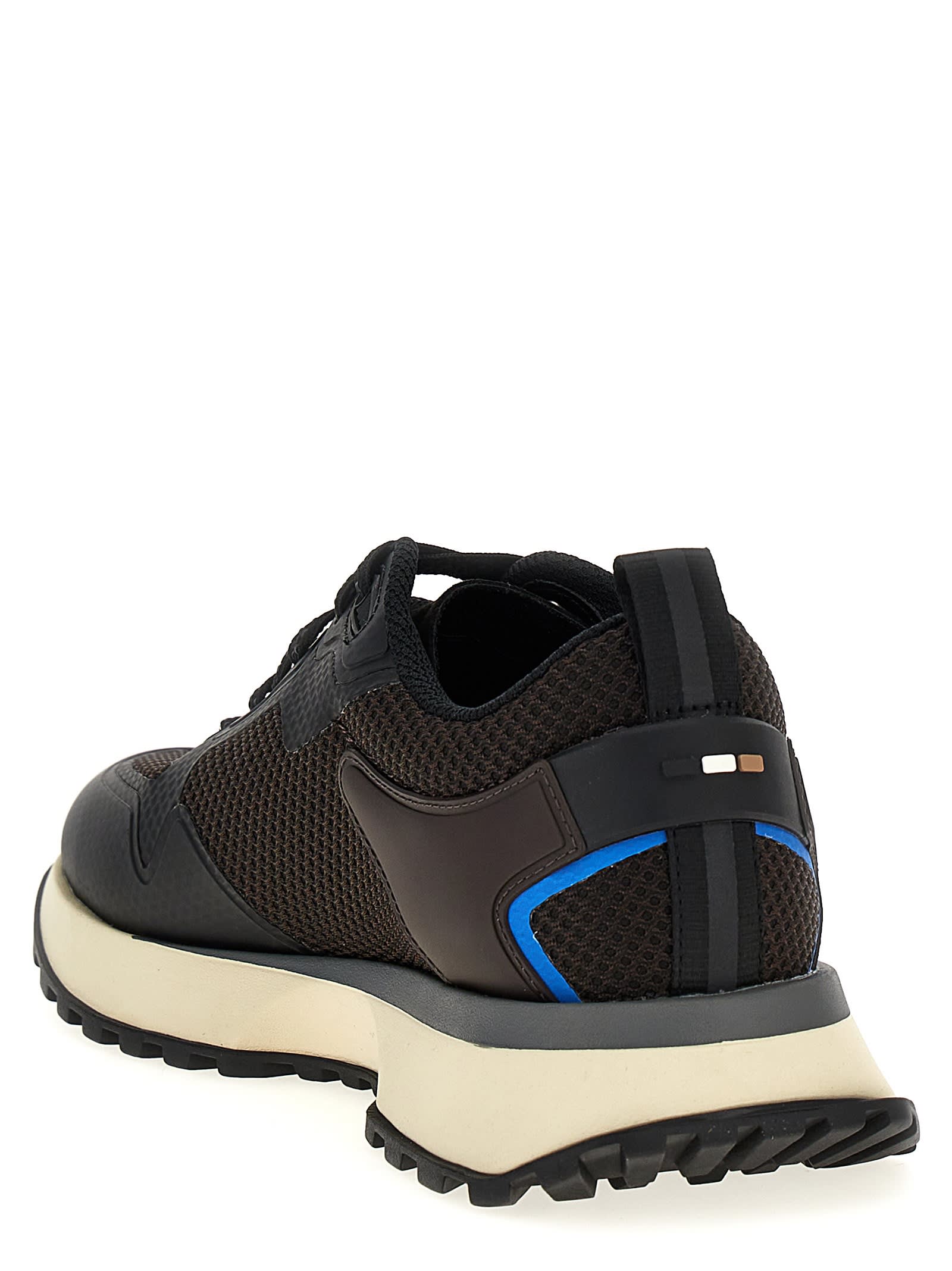 Shop Hugo Boss Jonah Sneakers In Brown