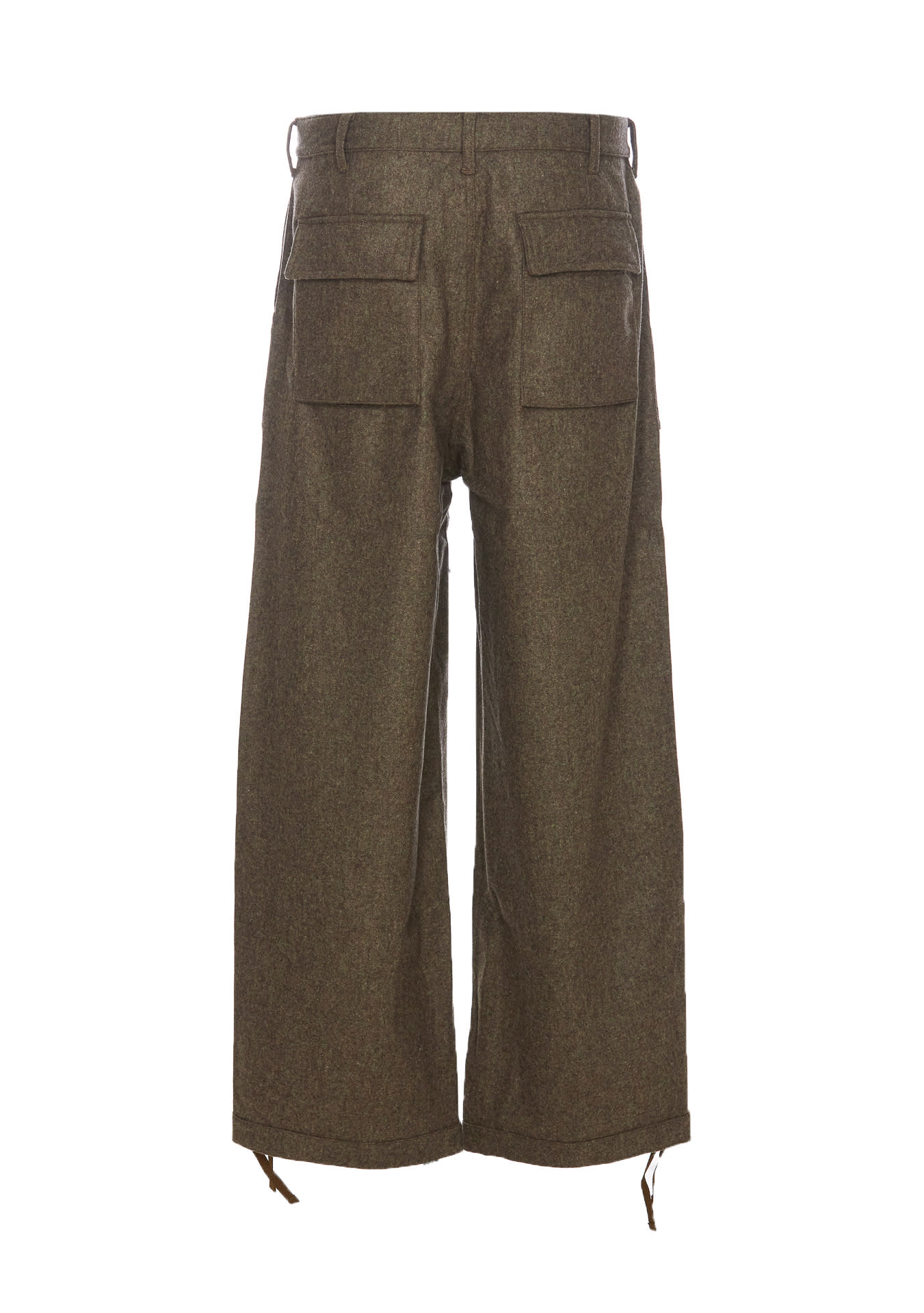 Shop Ten C Cargo Pants In Green