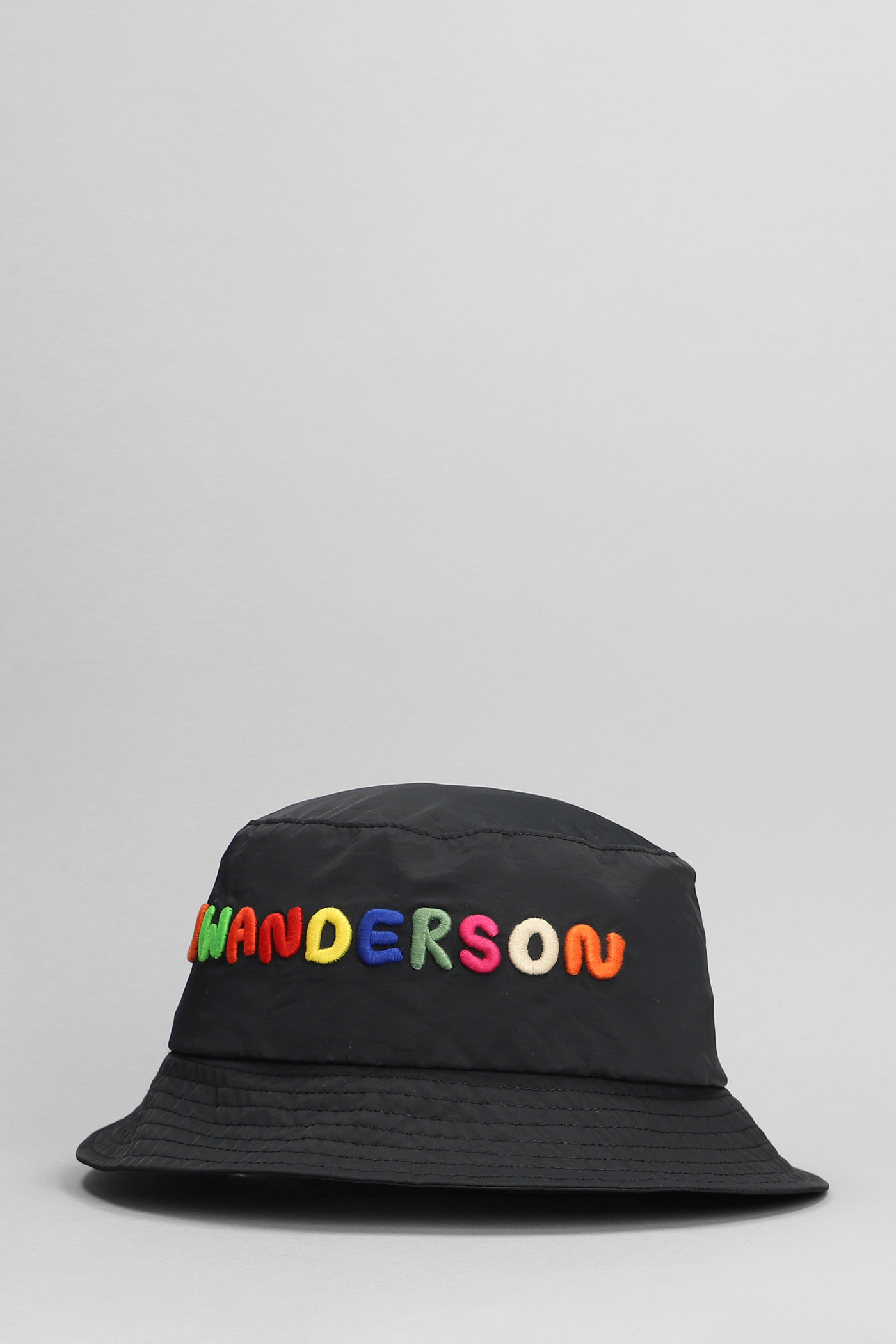 Shop Jw Anderson Hats In Black Nylon