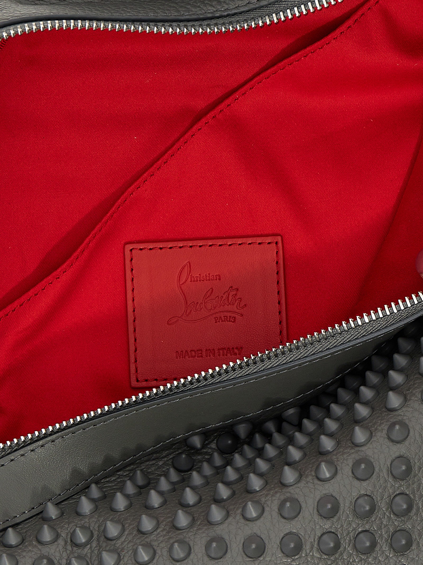 Christian Louboutin Funky Crossbody Bag In Smoke Grey
