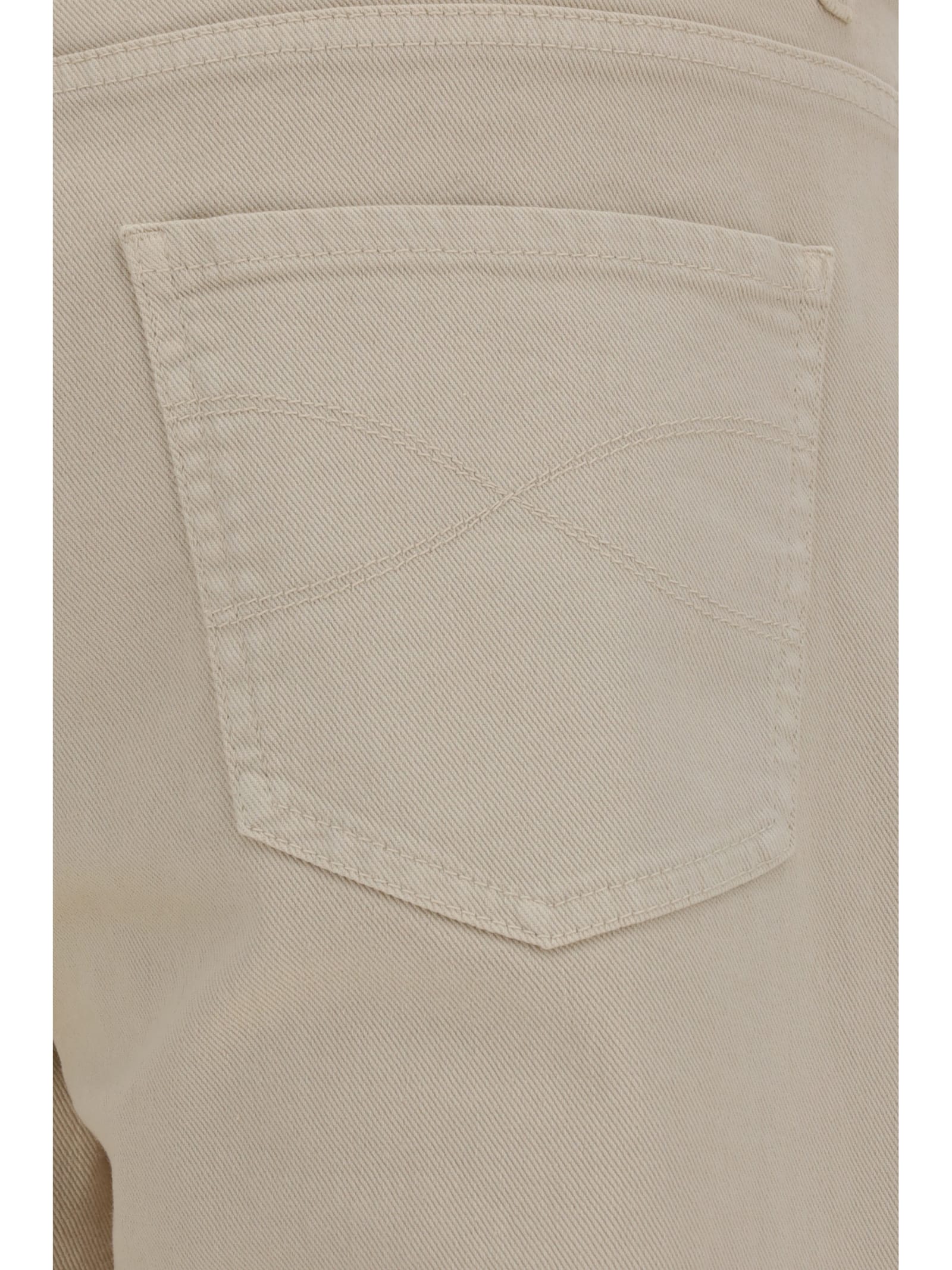 Shop Brunello Cucinelli Pants In Semi Di Lino