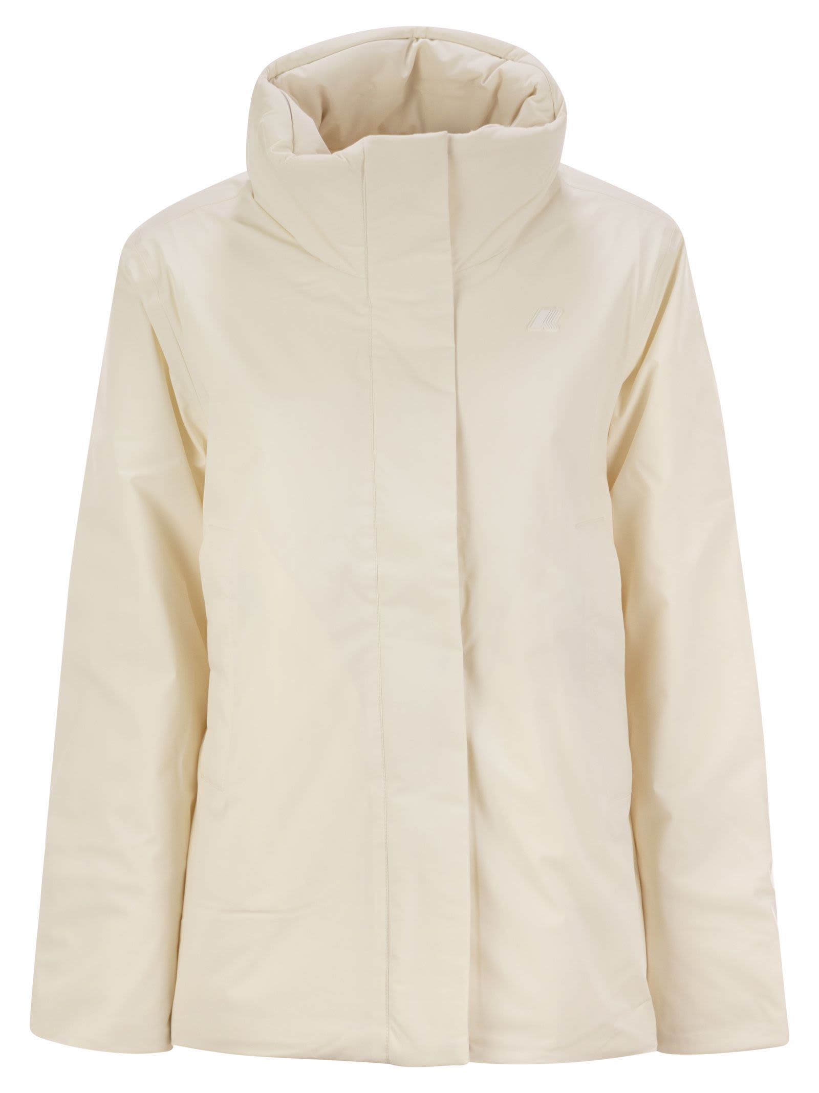 Shop K-way Marlette - Padded Jacket In White