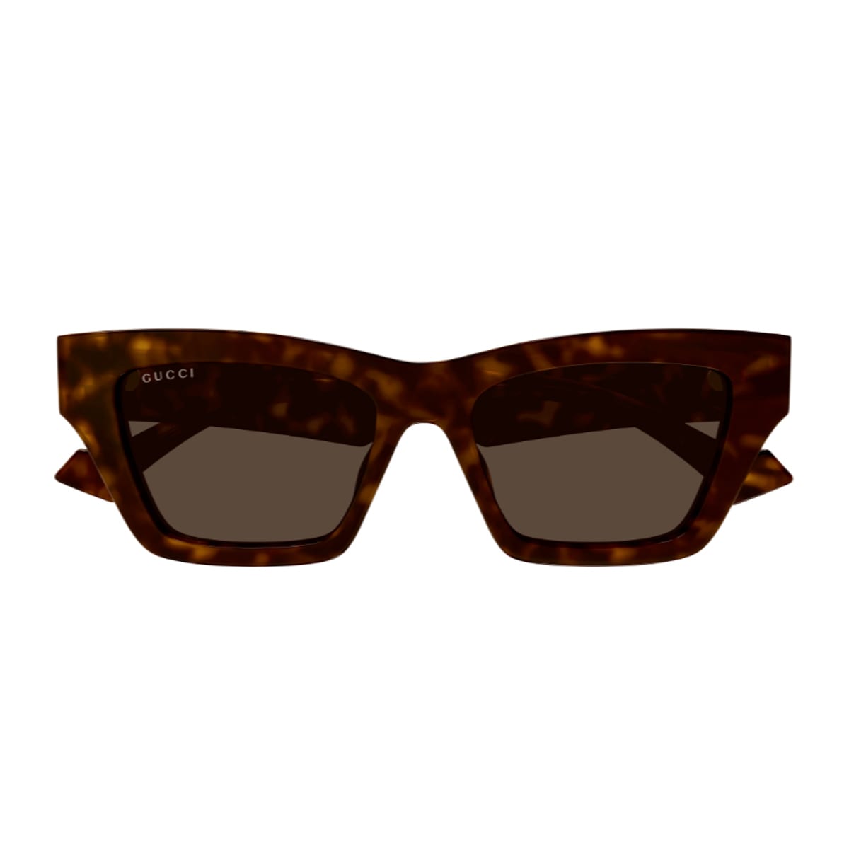 Gucci Gg1753s Linea Emblem 002 Havana Brown Sunglasses In Brown