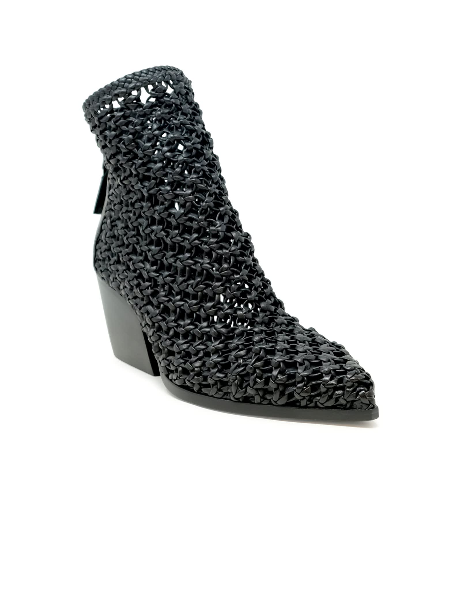 Elena Iachi Leather Ankle Boots
