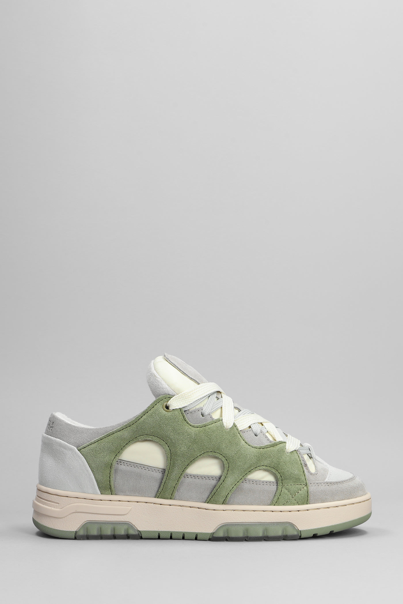 Danilo Paura Santha Model 1 Sneakers In Green Suede