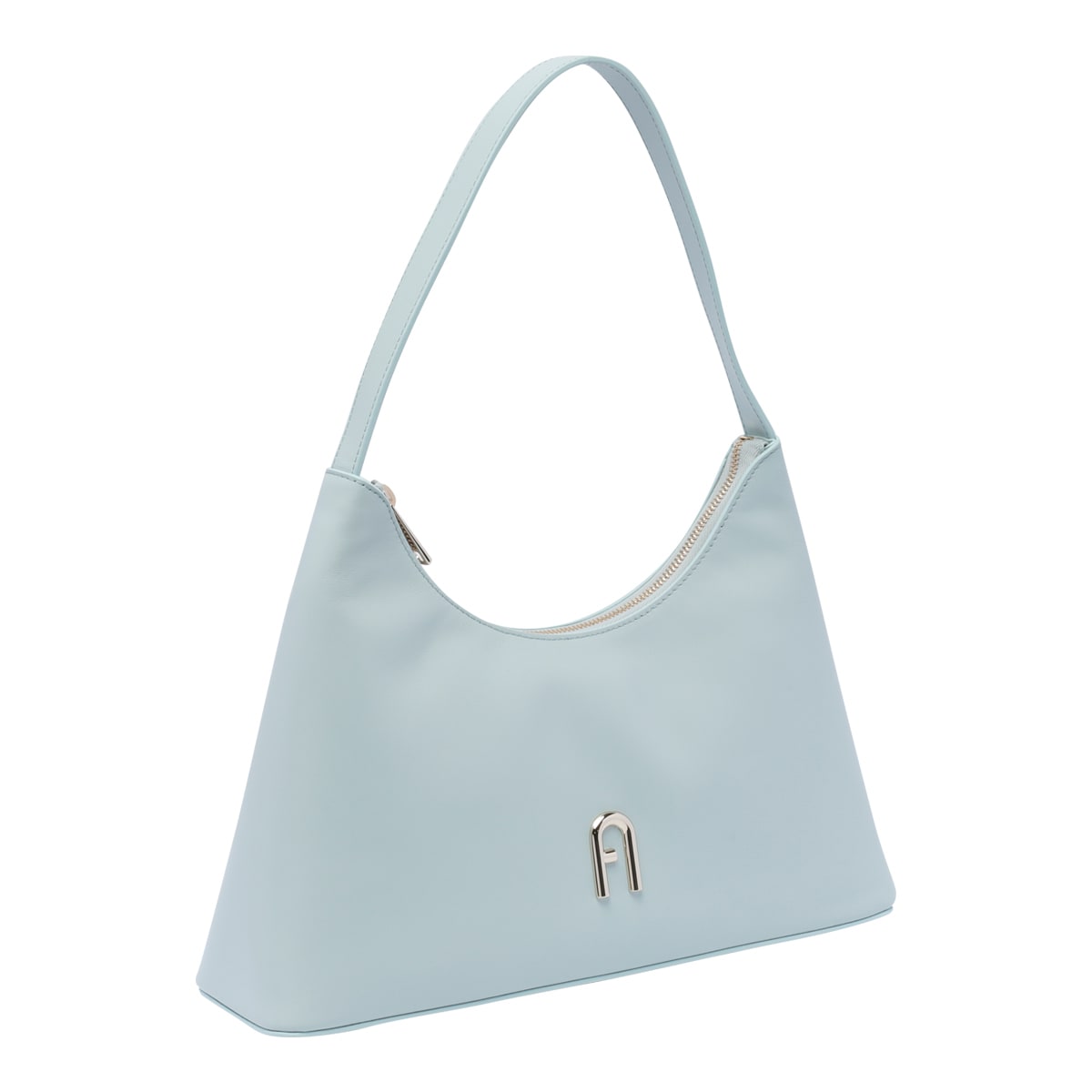 Shop Furla Small Diamante Shoulder Bag In Blue