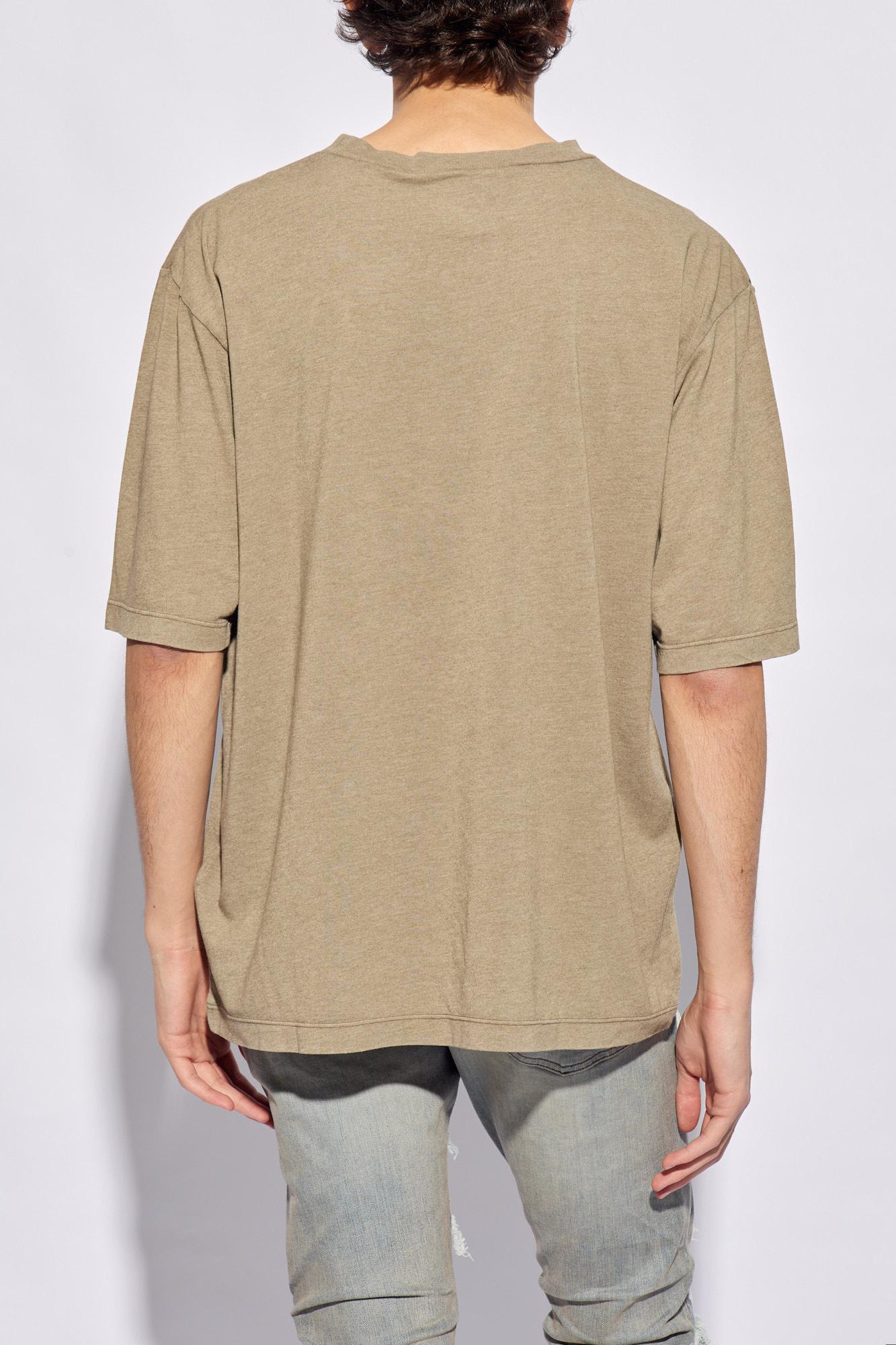 Shop Dsquared2 T-shirt With Logo In Beige