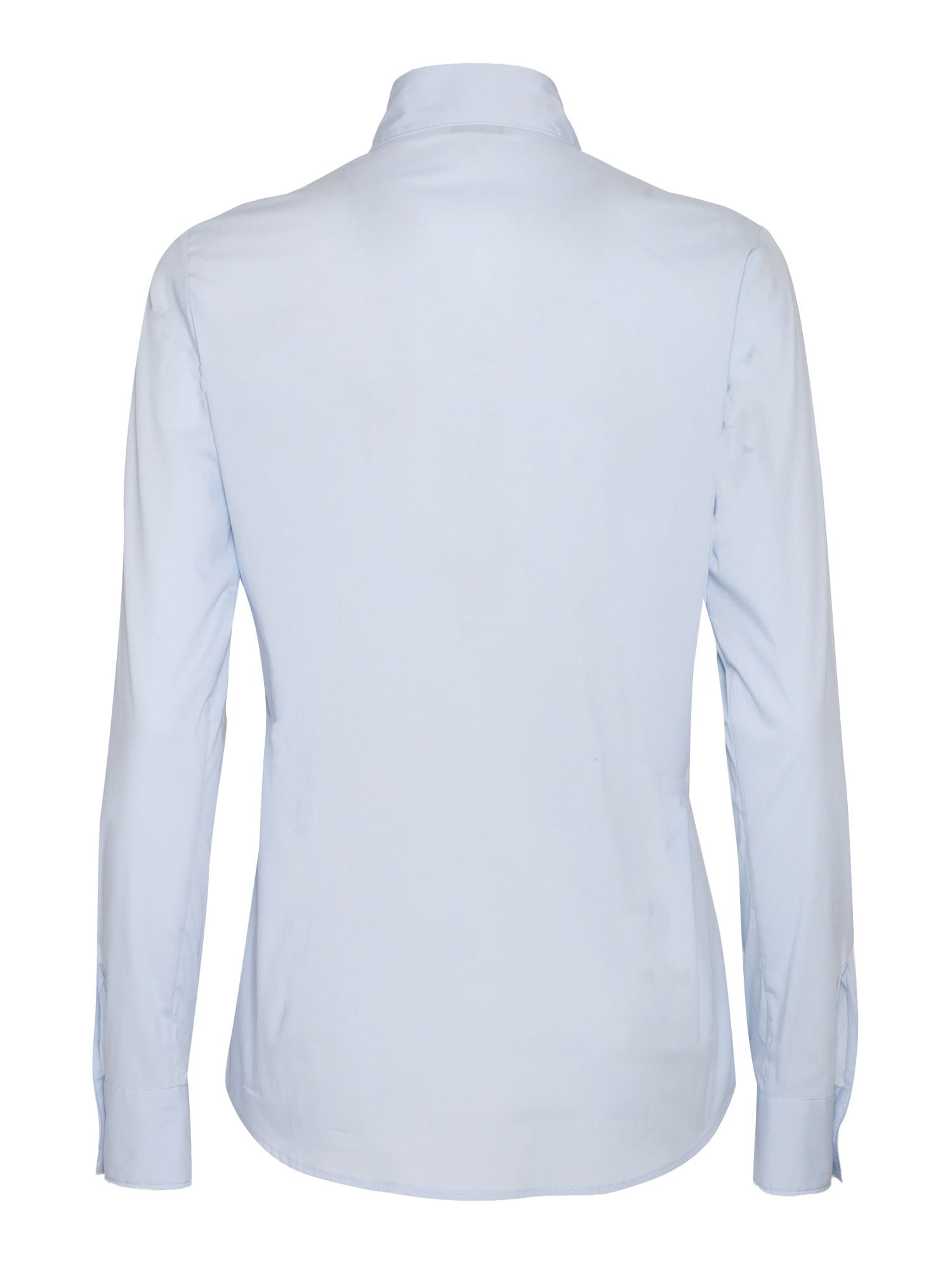 Mazzarelli Mari B Cotton Shirt In Blue