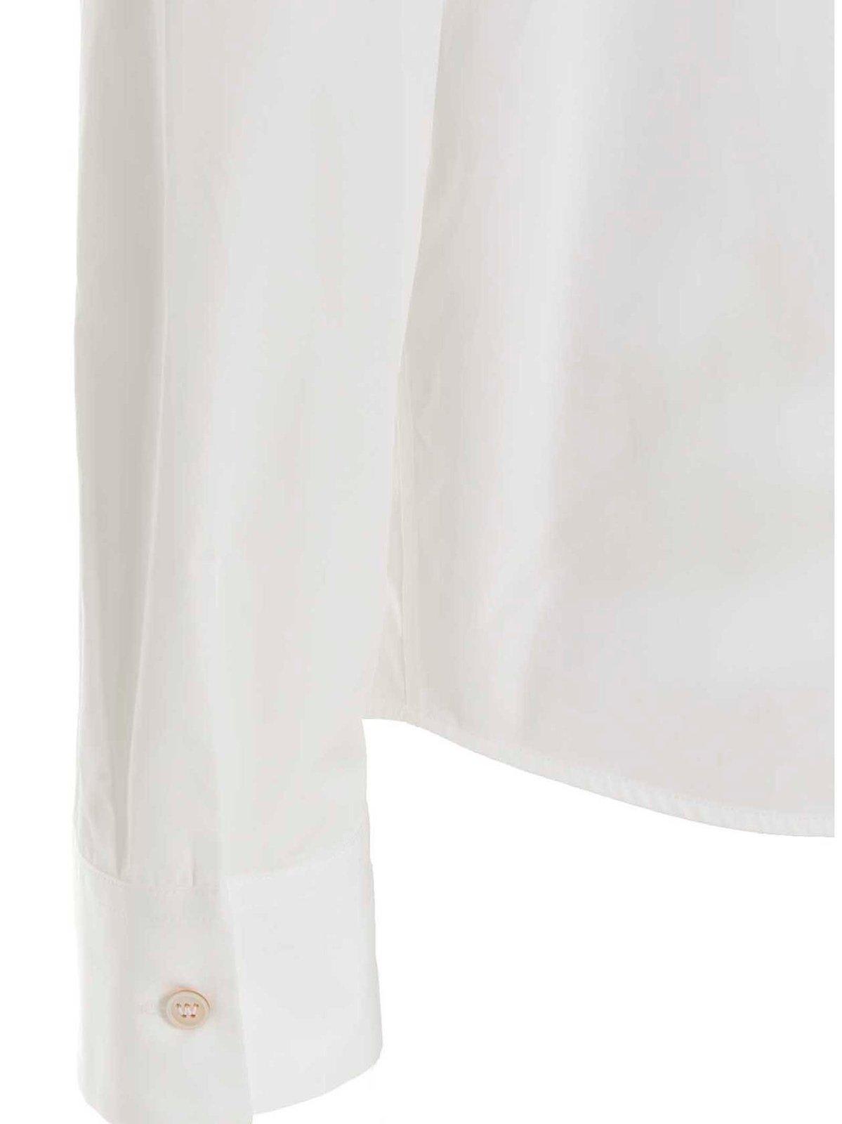 Shop Jil Sander Button-up Tailored Shirt In White