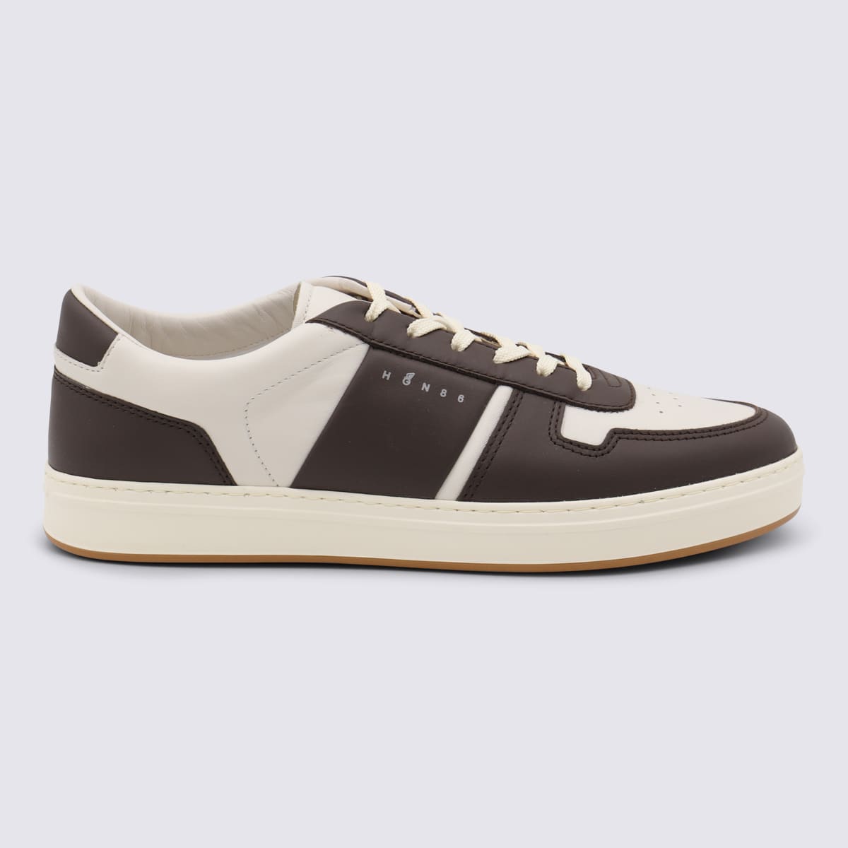 Hogan Round Toe Low Top Sneakers