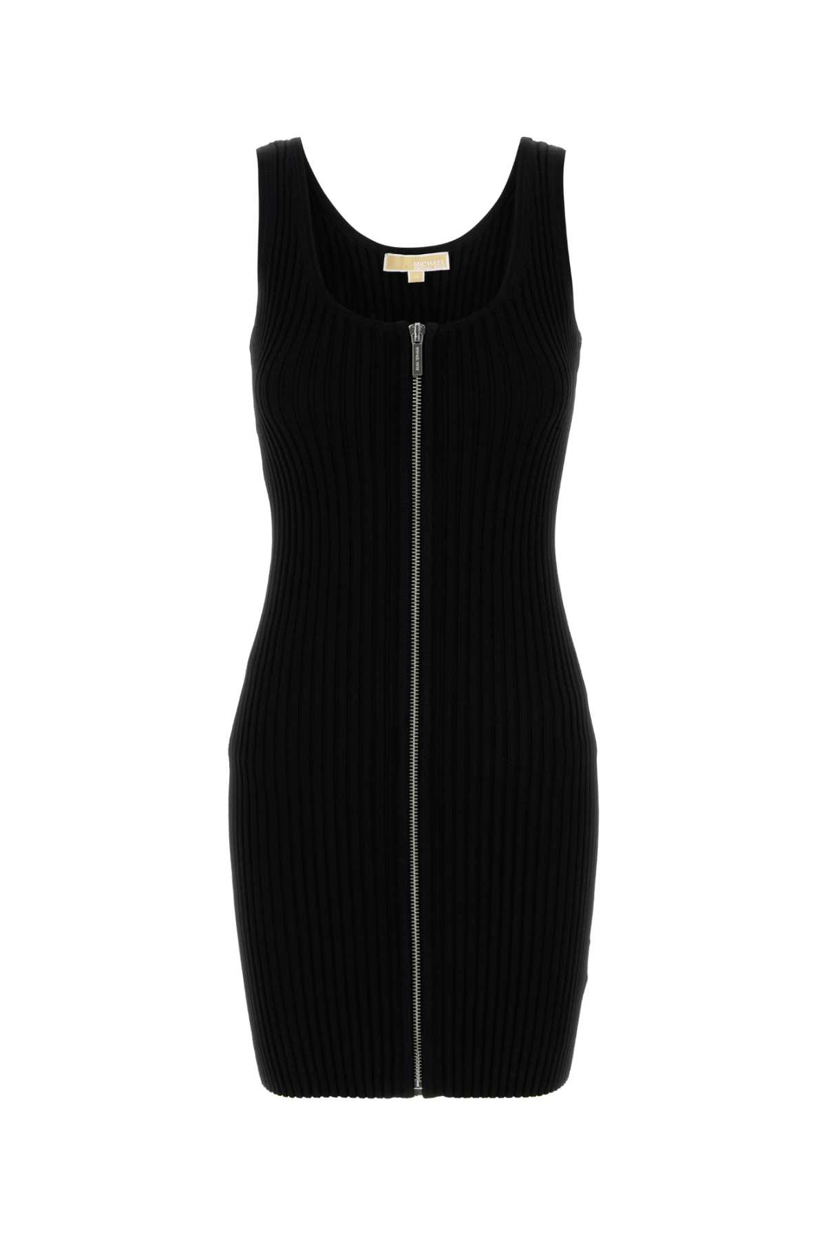 Black Stretch Viscose Blend Dress