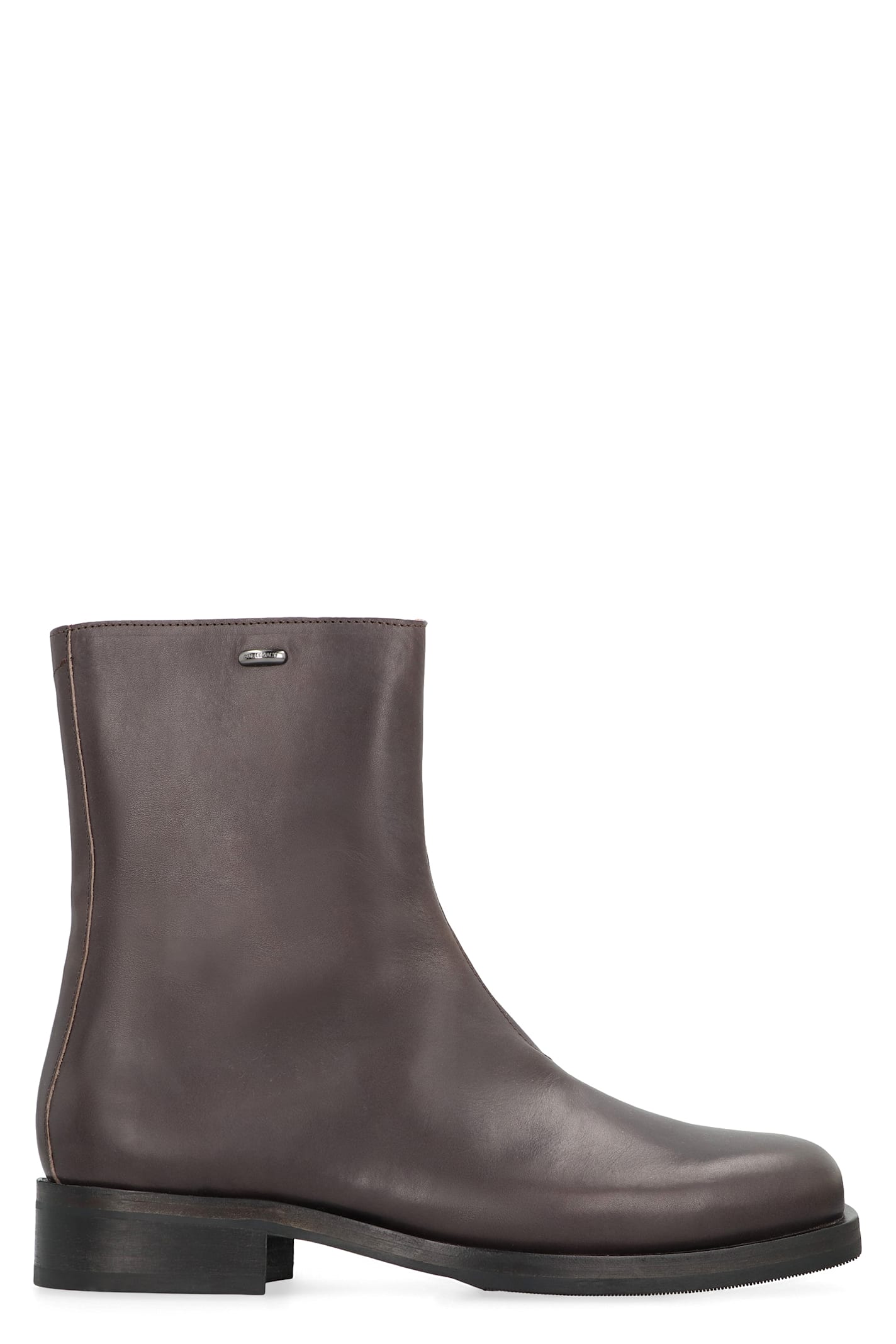 Our Legacy Brown Leather Boots Truck