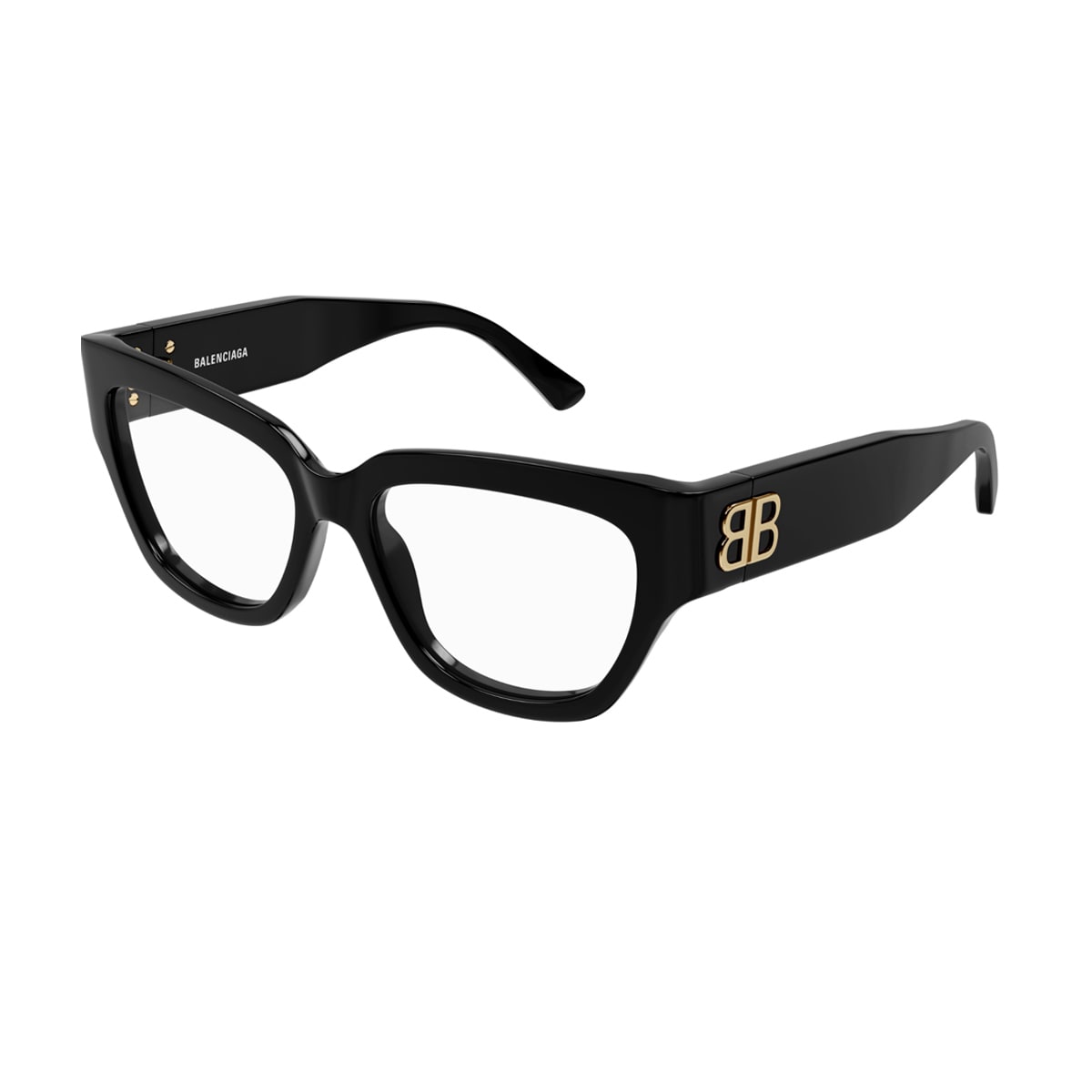 Shop Balenciaga Bb0326o Linea Everyday 001 Glasses In Nero